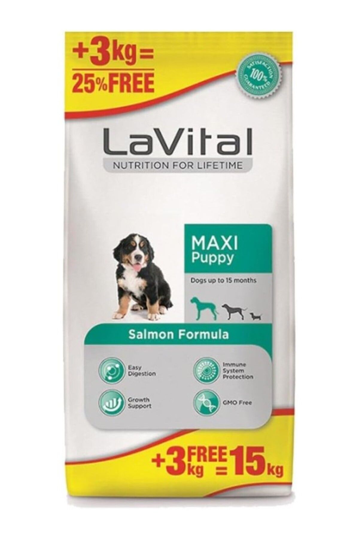 ShopZum La Büyük Irk Somonlu Yavru Köpek Maması 15 Kg