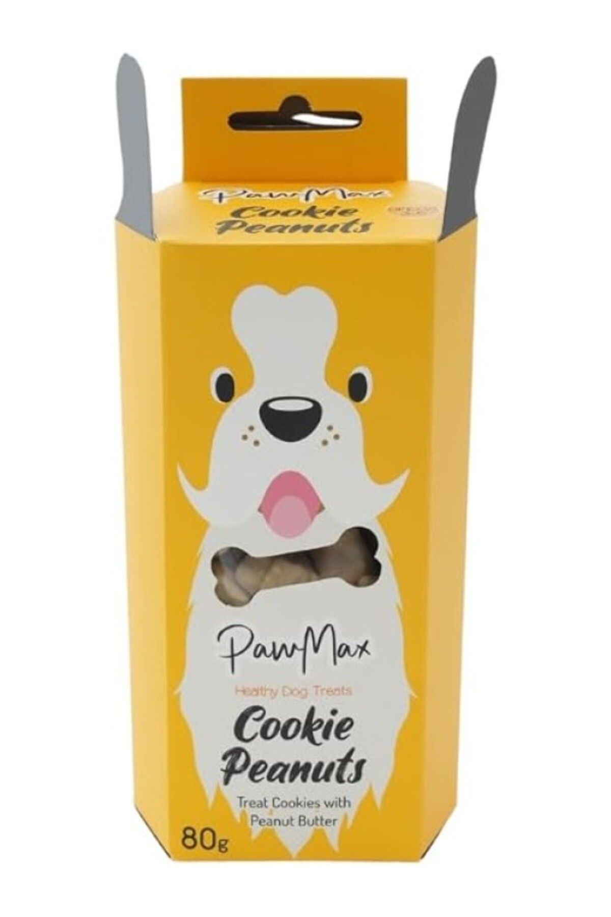 ShopZum Pawmax Cookie Peanut Butter Köpek Ödülü – Doğal Fıstık Ezmeli Sağlıklı Atıştırmalık | Tüm Irklar