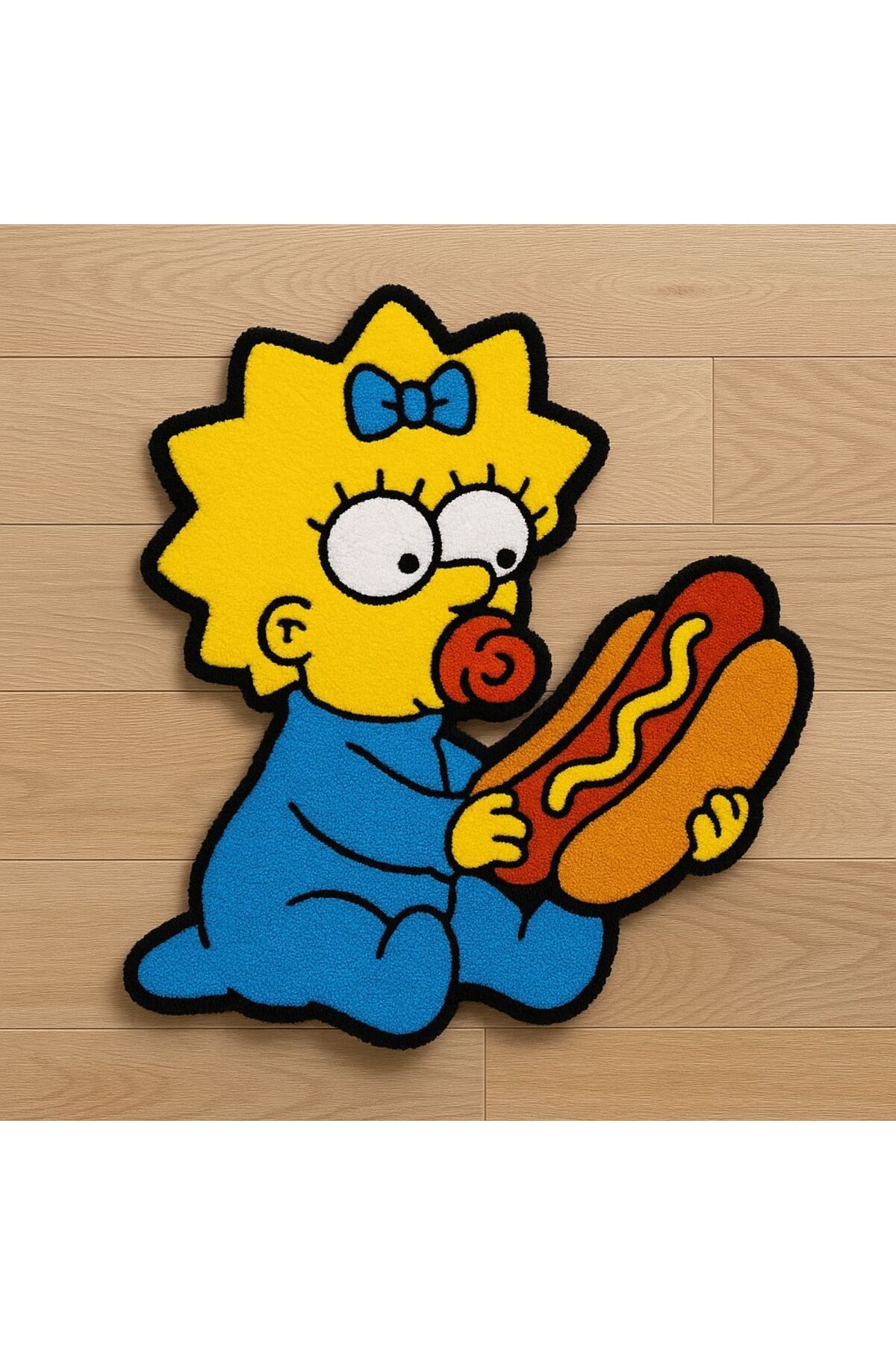 Afro Dekorasyon Simpsons tasarım halı , hediyelik eşya , ev dekoru , oda dekoru , tufting halı , el yapımı halı