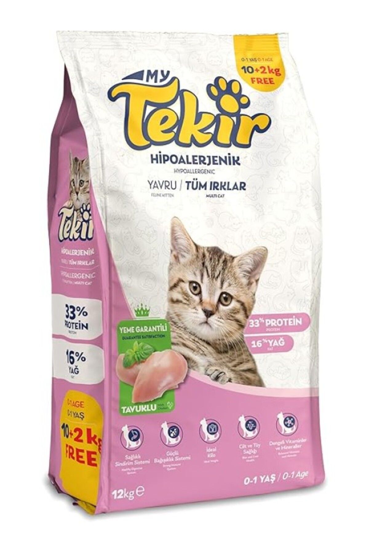 ShopZum Tekir Yavru Maması Tavuklu 10 2kg