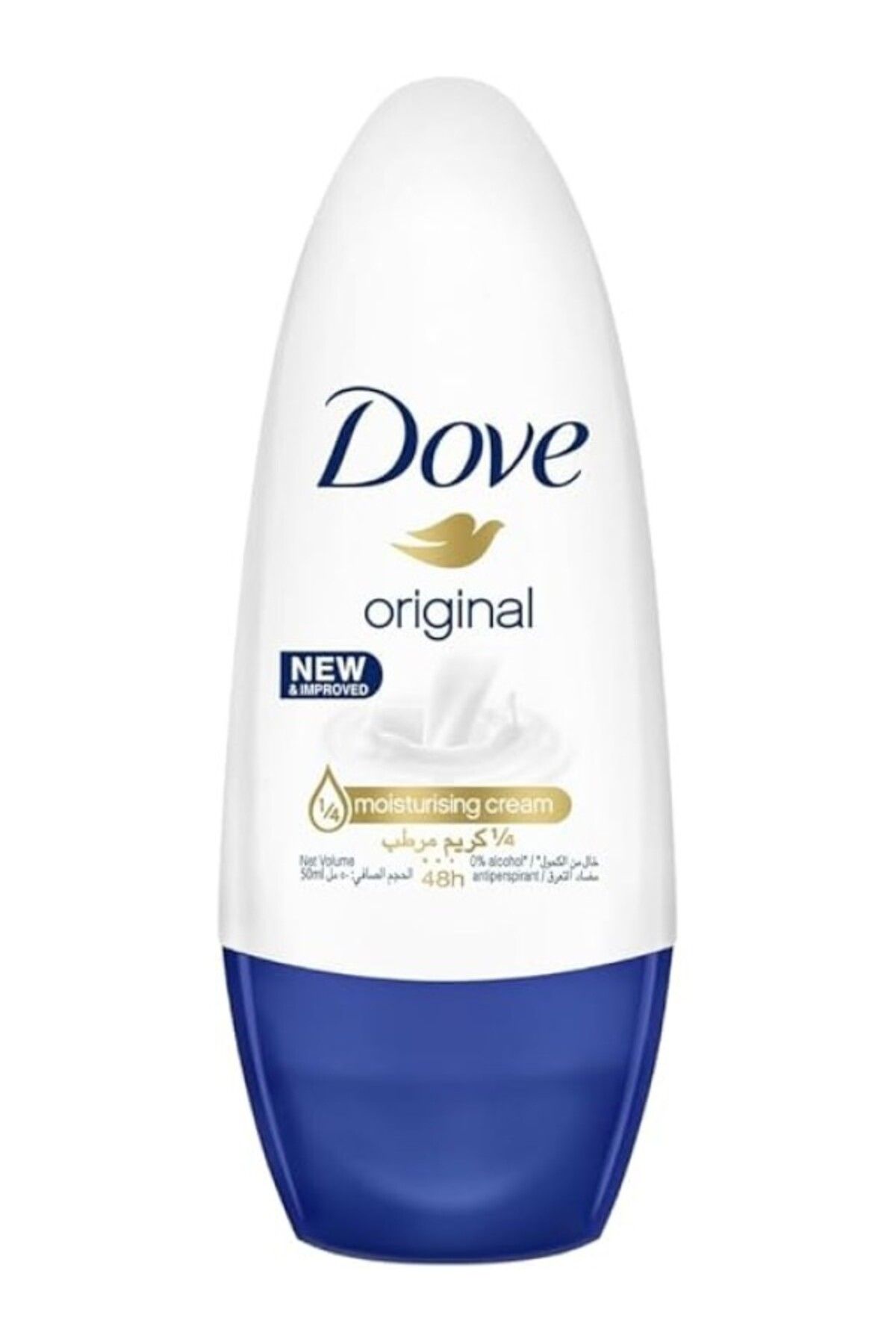 ShopZum Dove Kadın Roll On Deodorant Original 1/4 Nemlendirici Krem Etkili 50 Ml