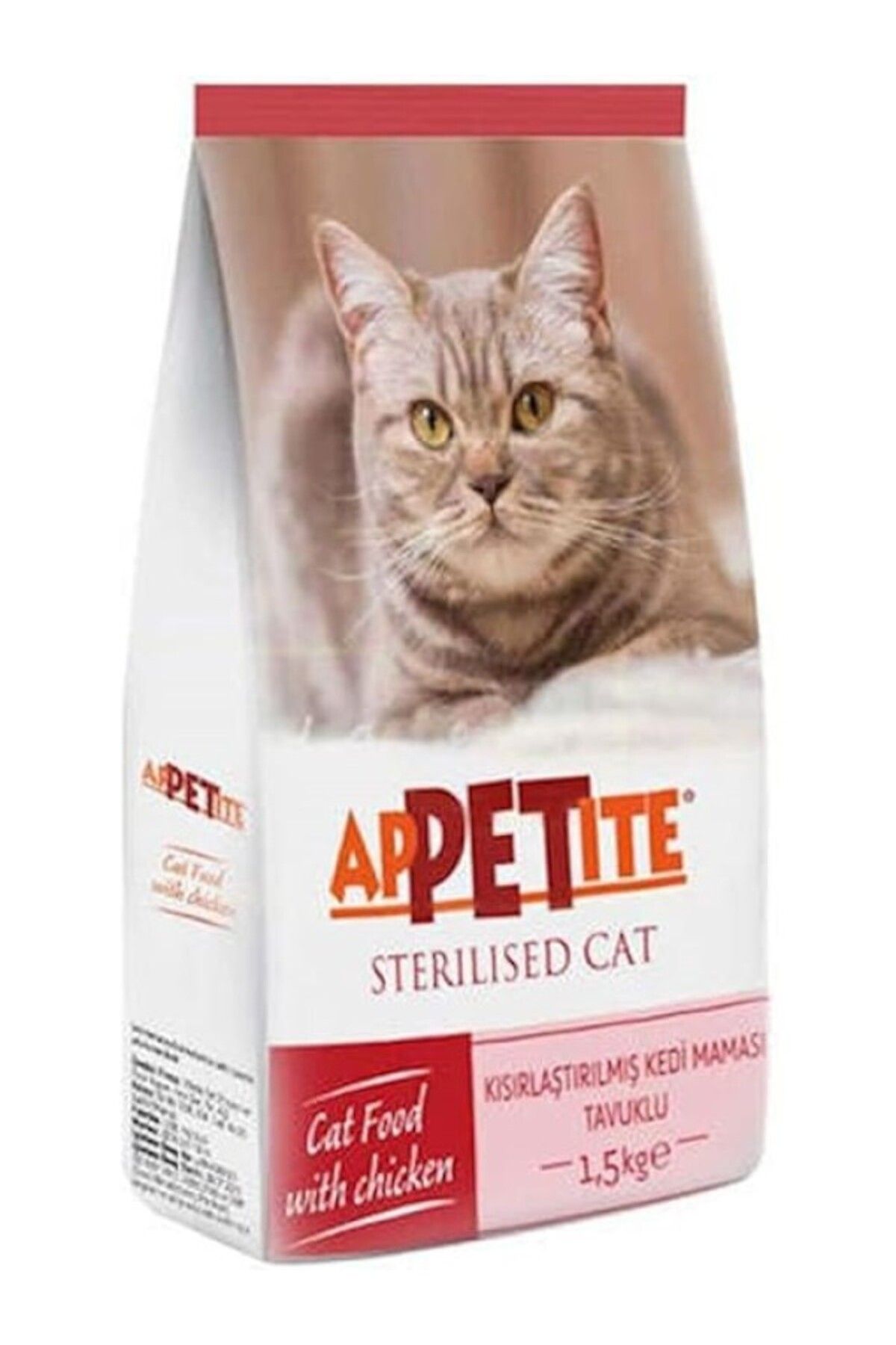 ShopZum Apetite Kısırlaştırılımş Kedi Maması Tavuklu, 1.5 Kg