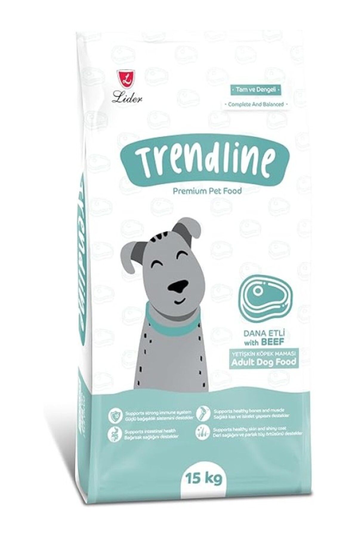 ShopZum Trendline Biftekli Yetişkin Köpek Maması 15 Kg