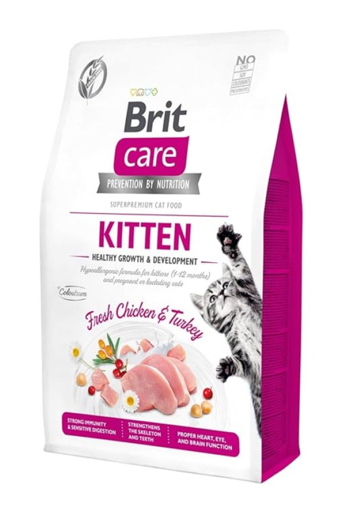ShopZum Brit Care Healthy Gowth &Amp; Development, Yavru Kediler, Hamile Veya Emziren Kediler İçin, Tahılsı