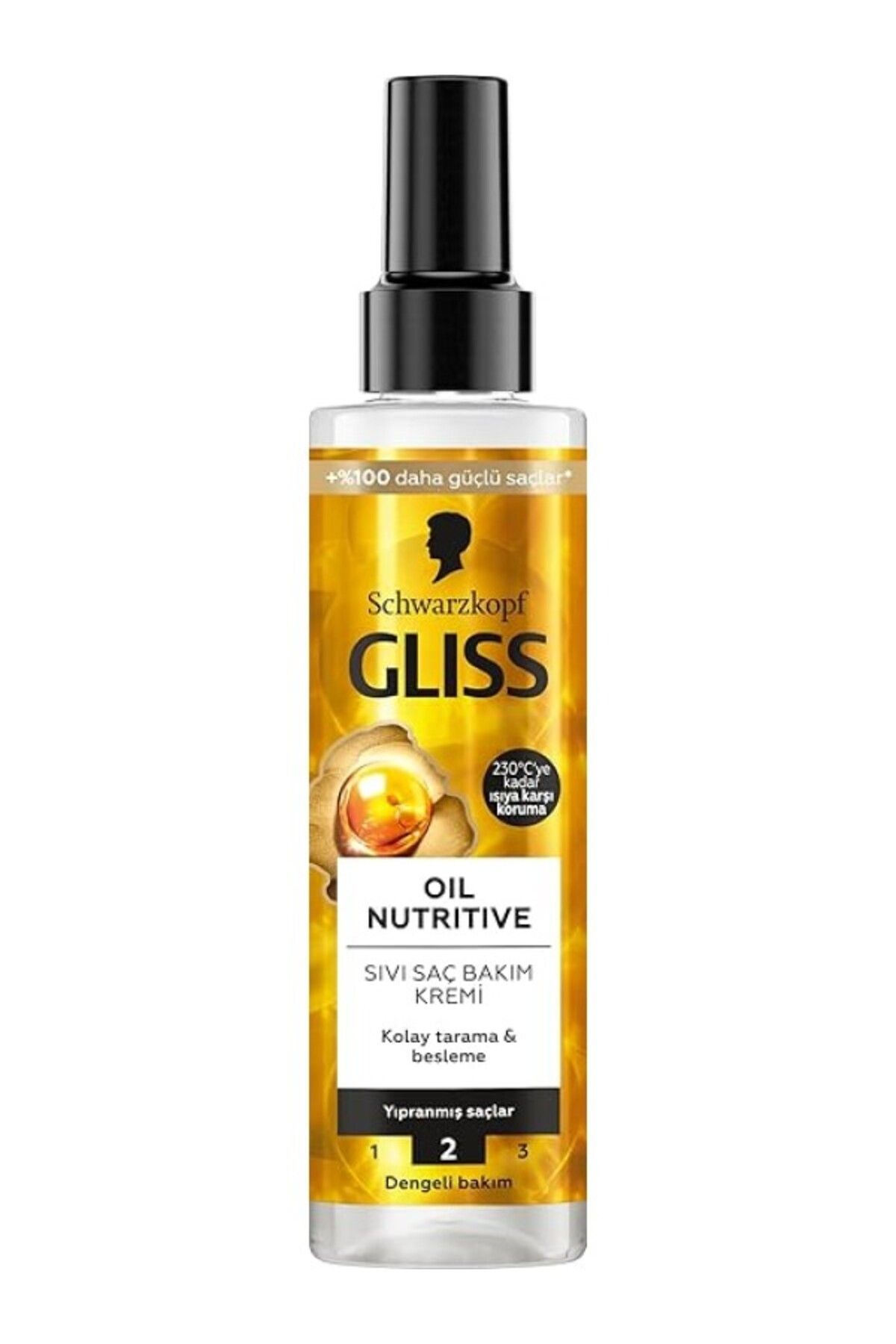 ShopZum Gliss Oil Nutritive Sıvı Saç Bakım Kremi 200 ml