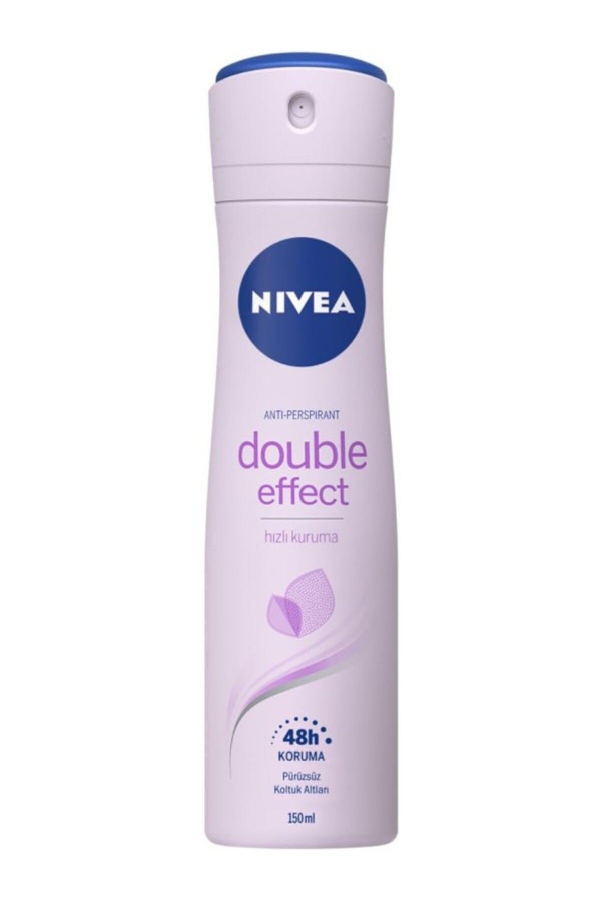 ShopZum Kadın Sprey Deodorant Double Effect 48 Saat Anti-Perspirant Koruma,Pürüssüz Koltuk Altı (150