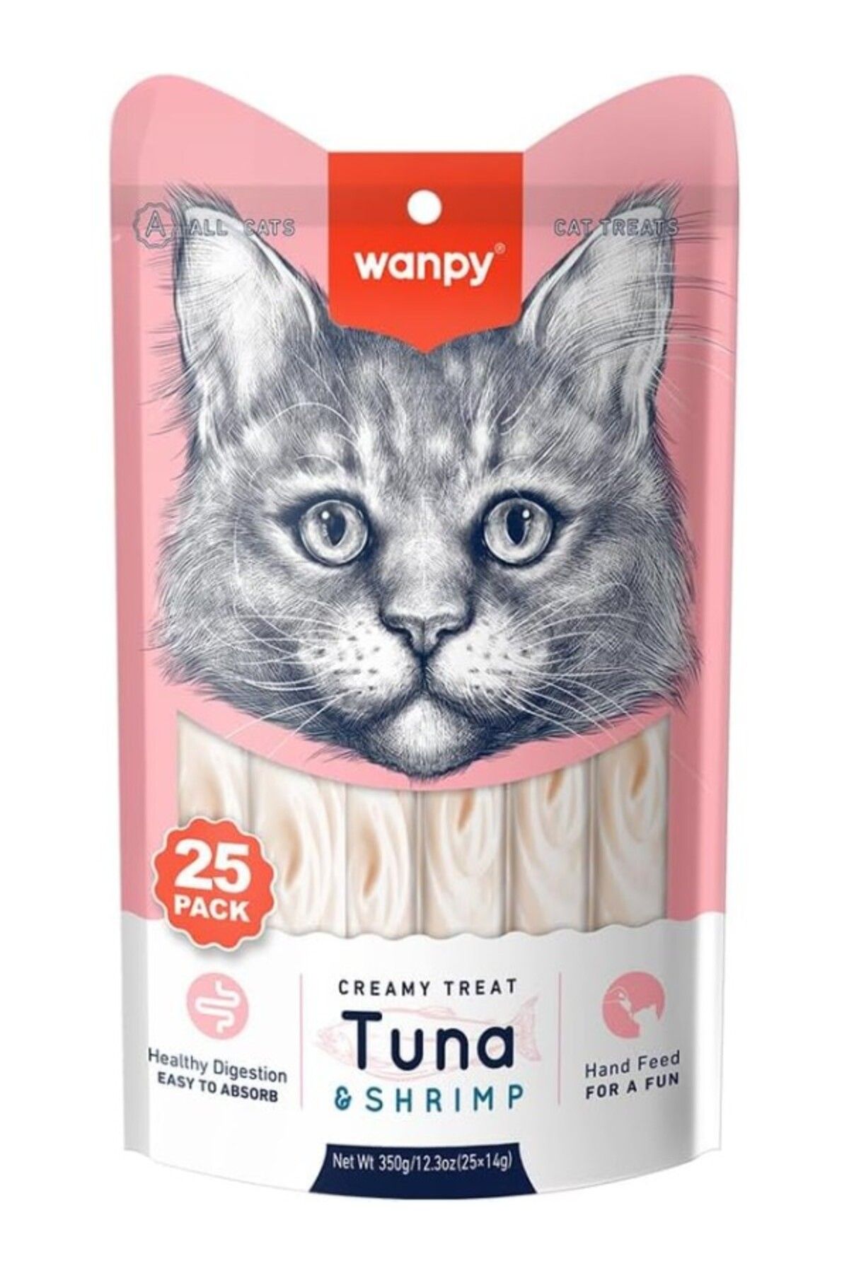 ShopZum Wanpy Ton&Amp;Karides 25 * 14Gr Krema Ödülü Rac-050 Skt:04/2025