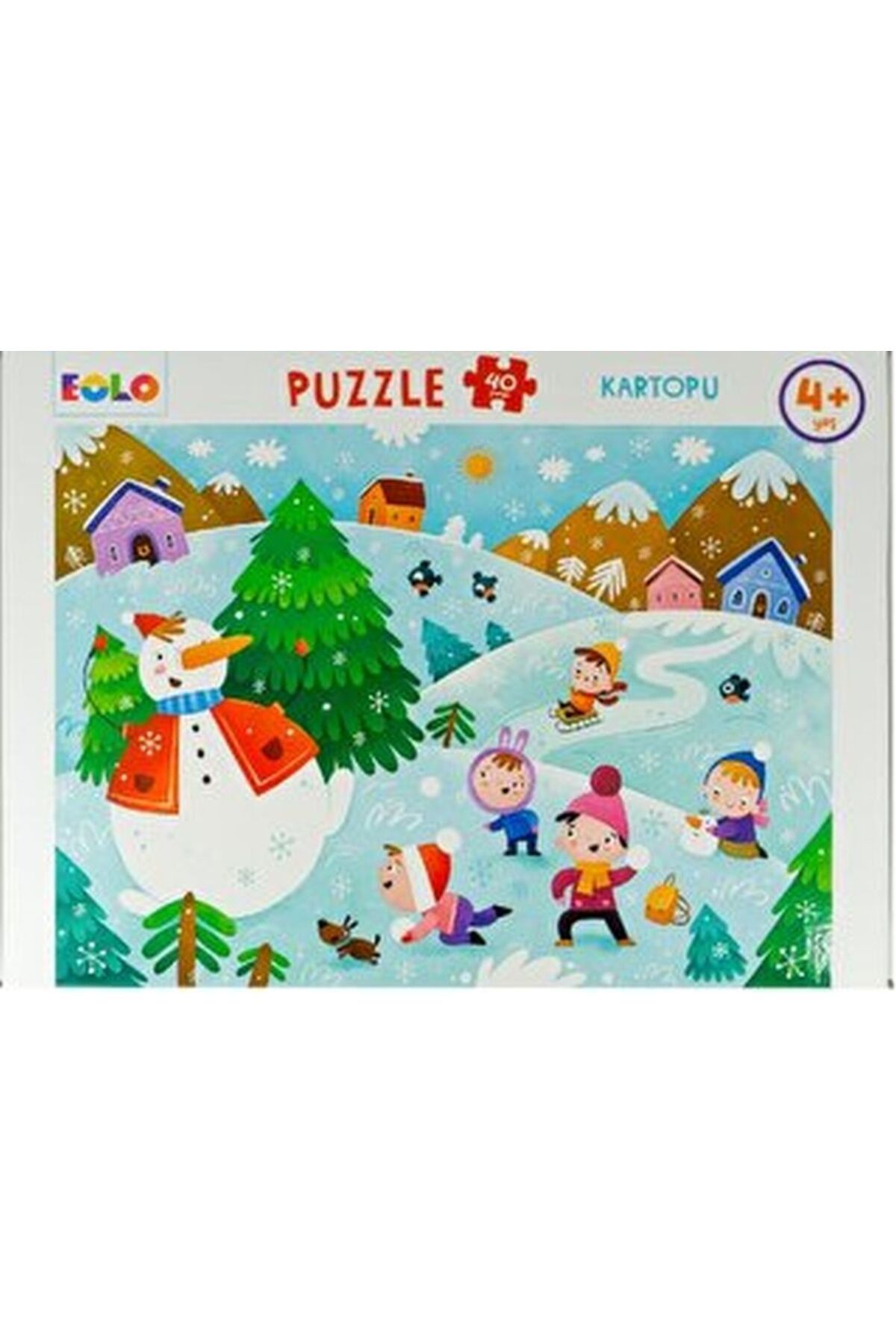 Eolo Yer Puzzle-40 Parça Puzzle - Kartopu