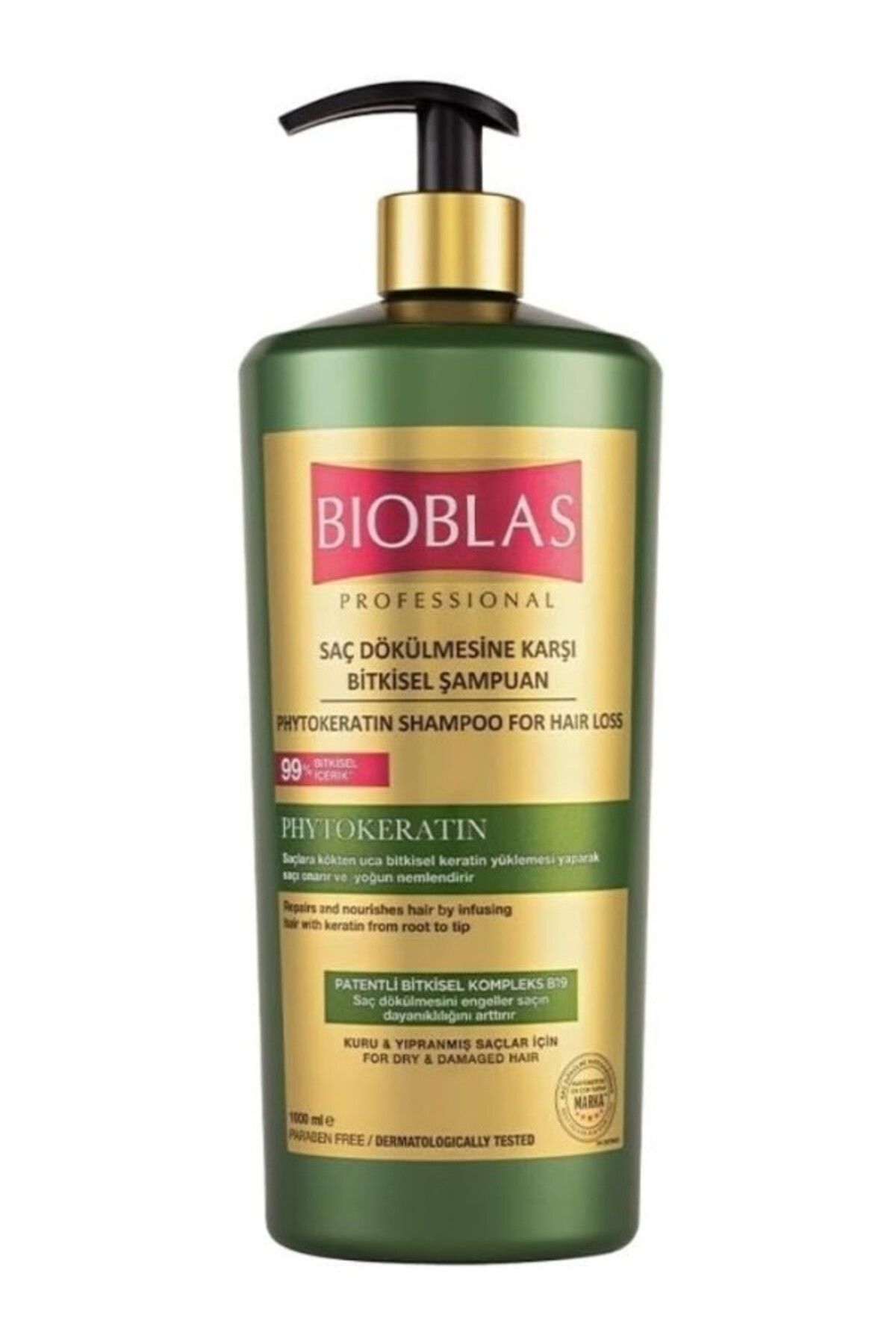 ShopZum Phytokeratin Kuru &Amp; Yıpranmış Saçlar Saç Dökülmesine Karşı Şampuan 1000 Ml