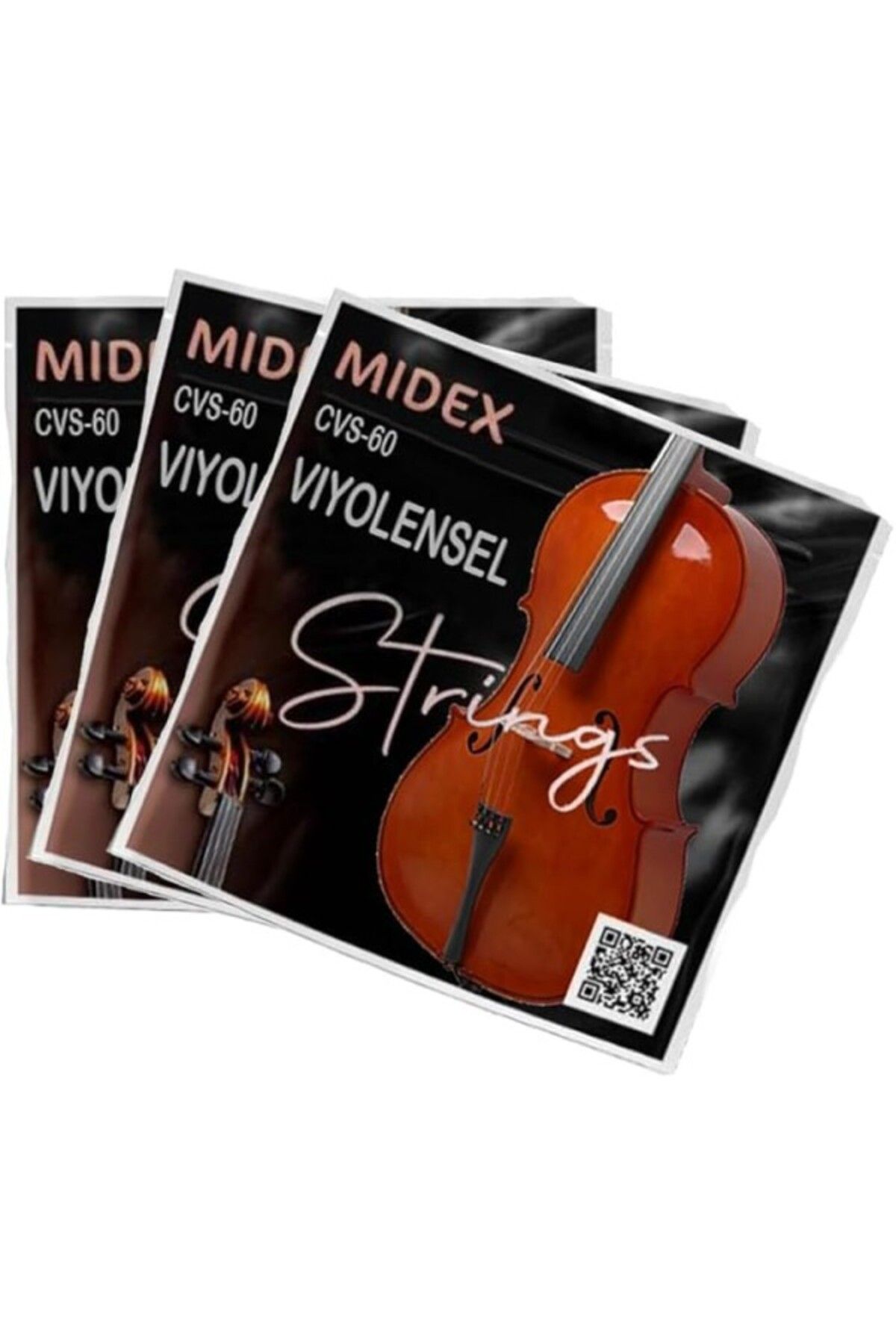 ShopZum Midex Cvs-60-3x Kaliteli Çello Teli 3 Takım Set