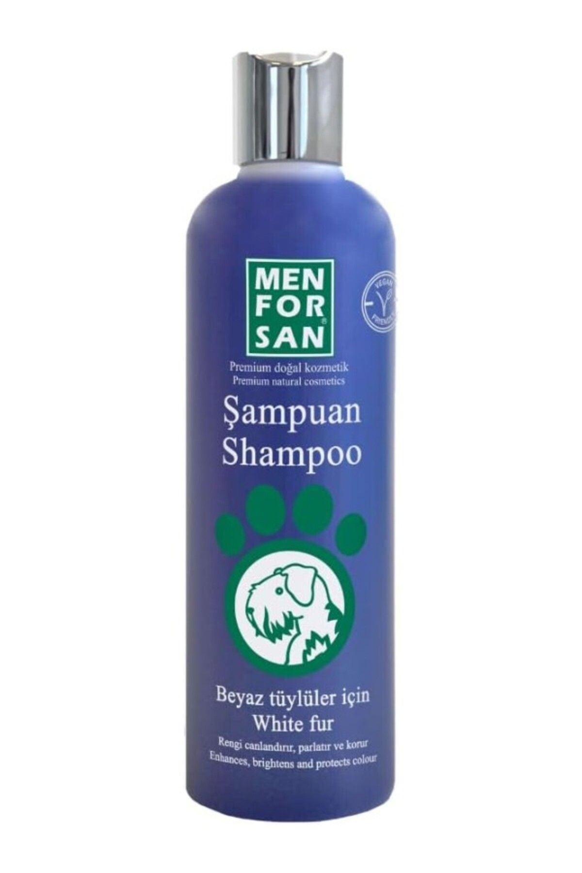 ShopZum Menforsan Beyaz Tüylülere Köpek Şampuanı 300 Ml