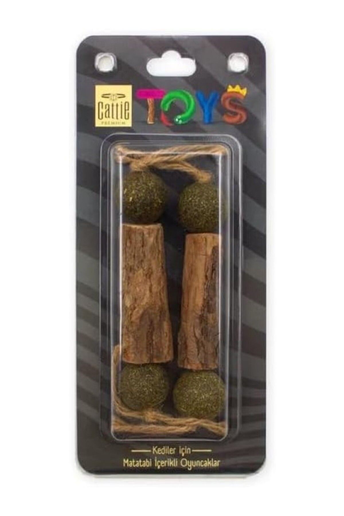 ShopZum Cattie Matatabi İçerikli Oyuncağı Dumbell Çubuk 2 Li