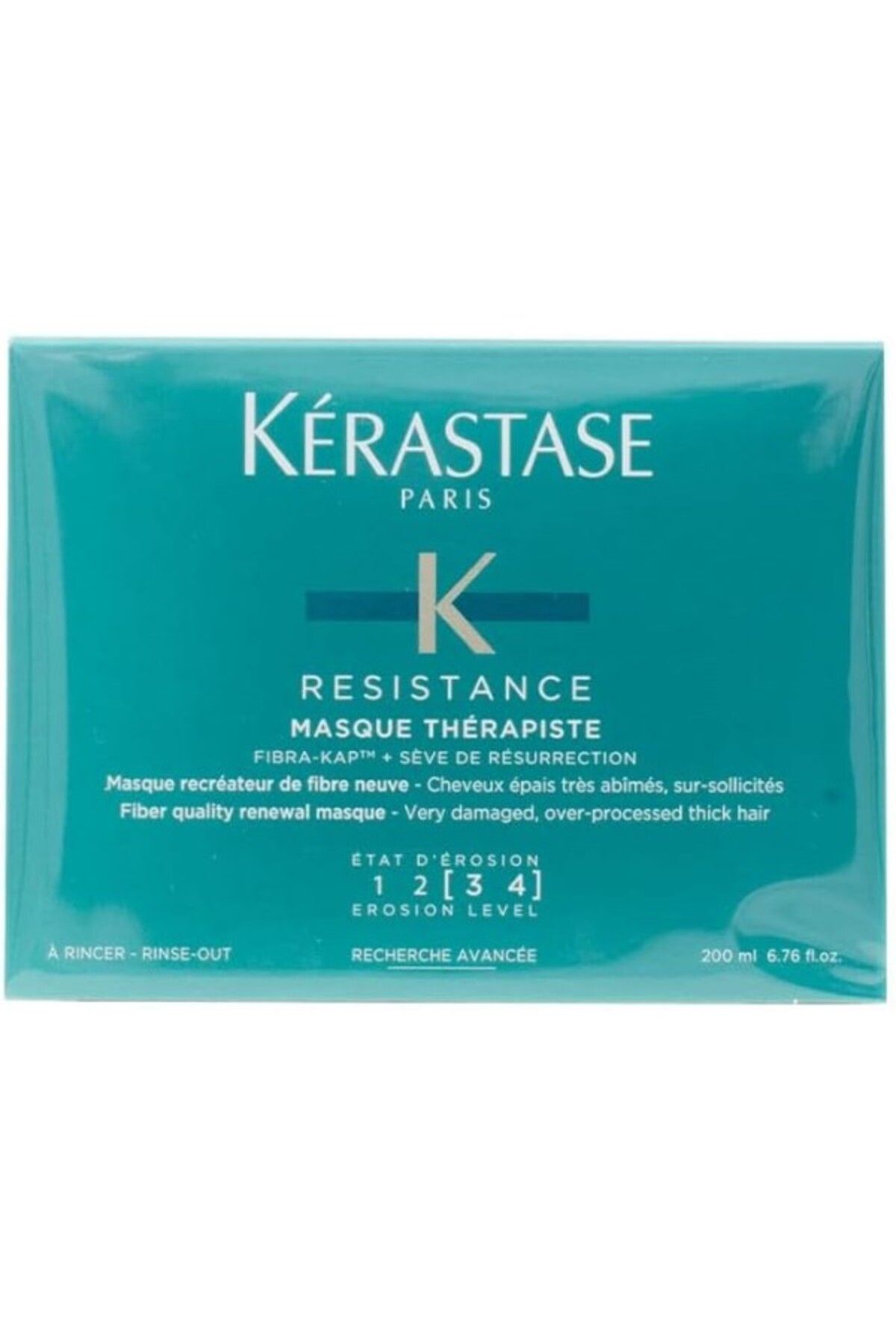 ShopZum Resistance Therapiste 3-4 Aşırı İşlem Görmüş Saçlar İçin Bakım Maskesi 200Ml