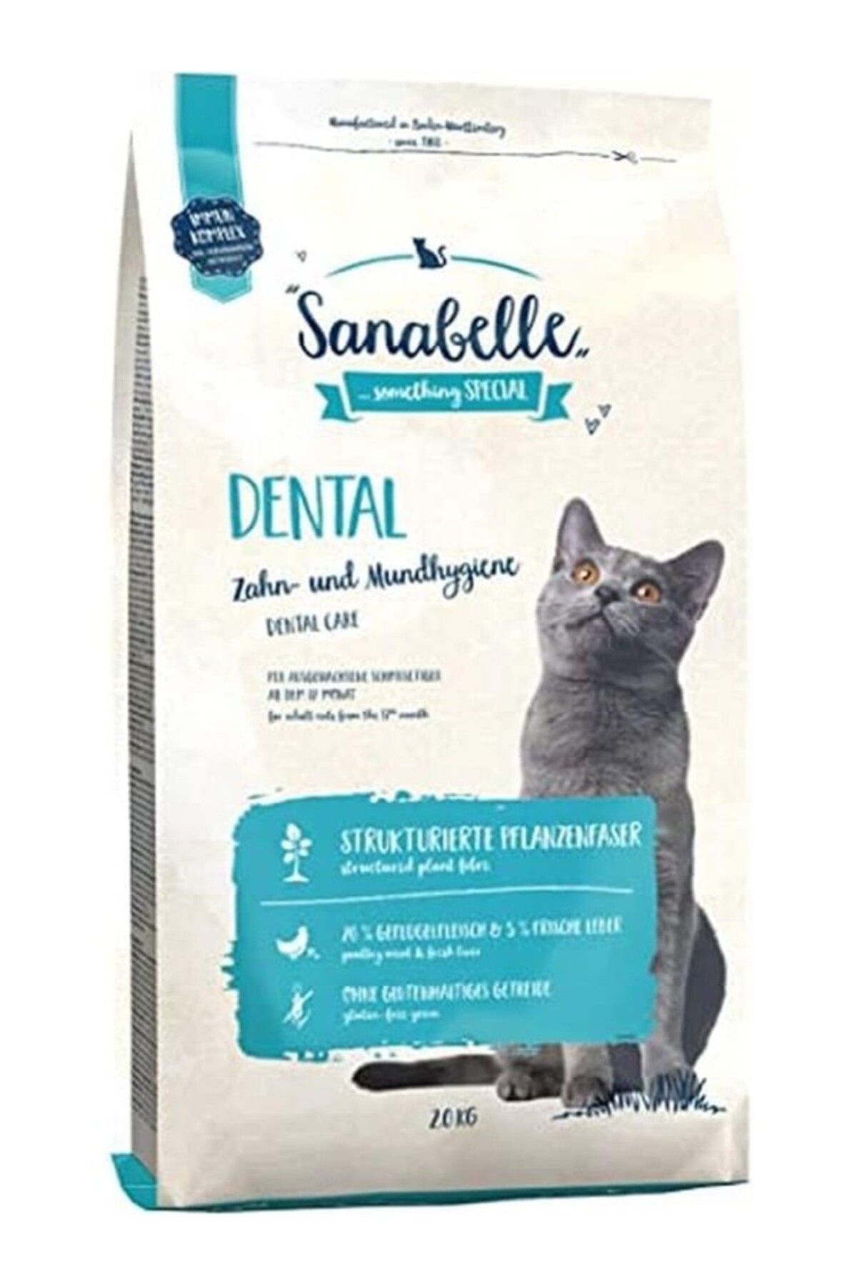 ShopZum Sanabelle Dental Ağız Ve Diş Saglığı Yetişkin Mamasi 2 Kg
