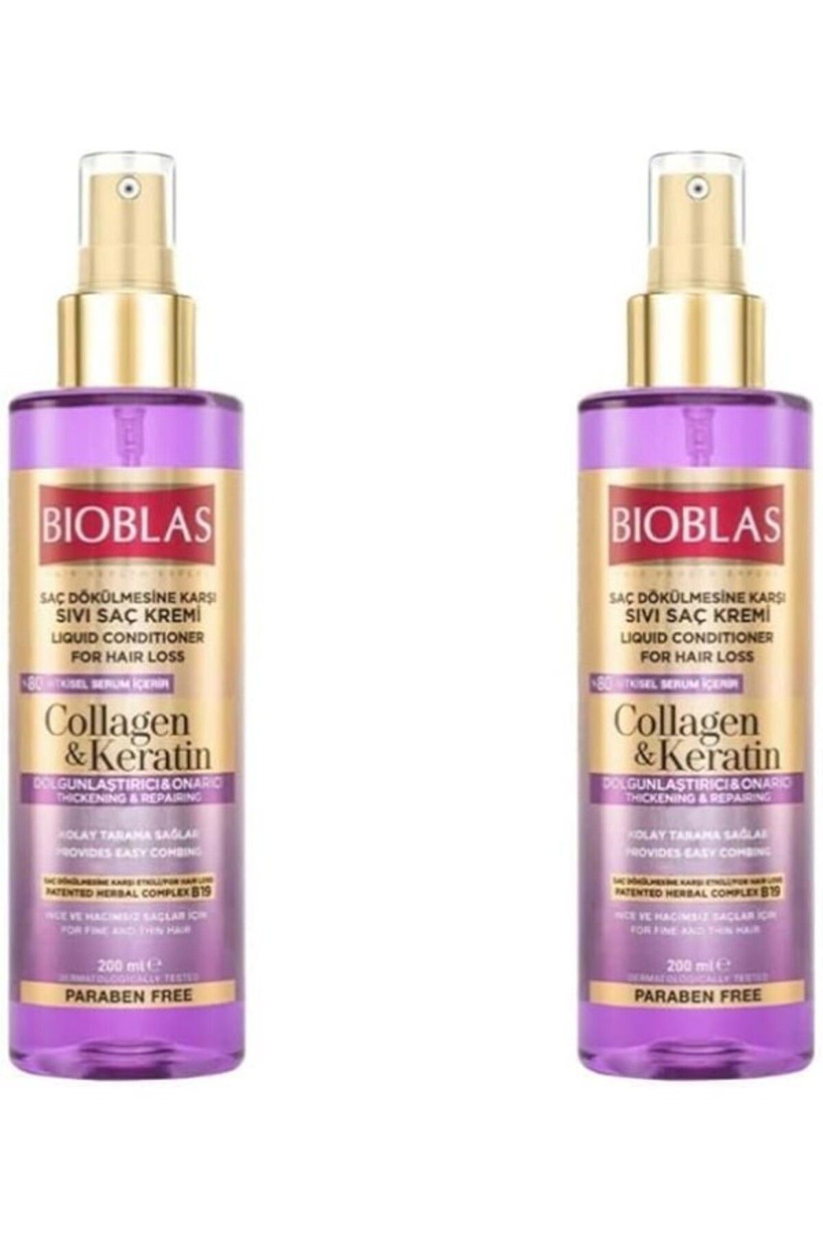 ShopZum Sıvı Saç Kremi Kolajen+Keratin 2 X 200Ml