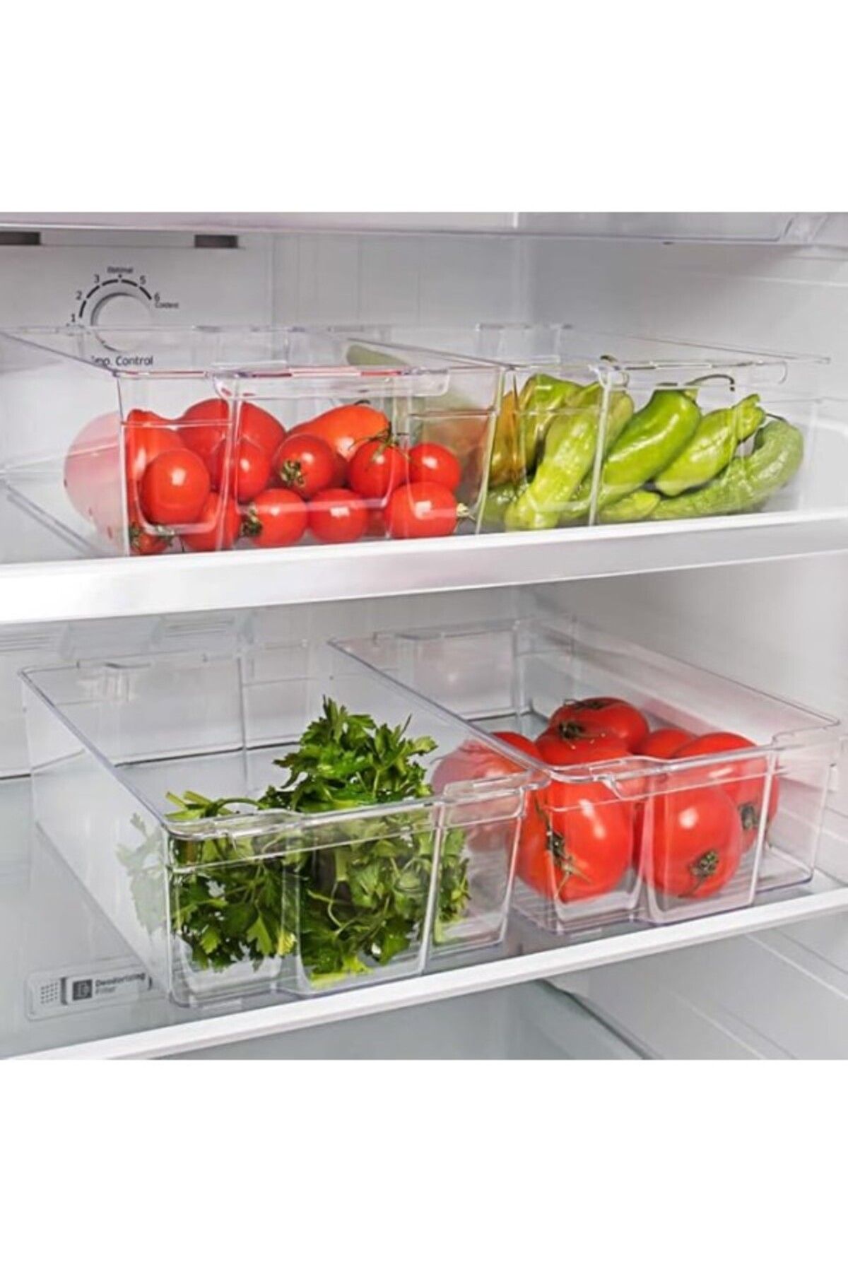 ShopZum Buzdolabı Içi Düzenleyici Organizer Kapak İçi Düzenleyici Buzdolabı Sepeti Saklama Kabı