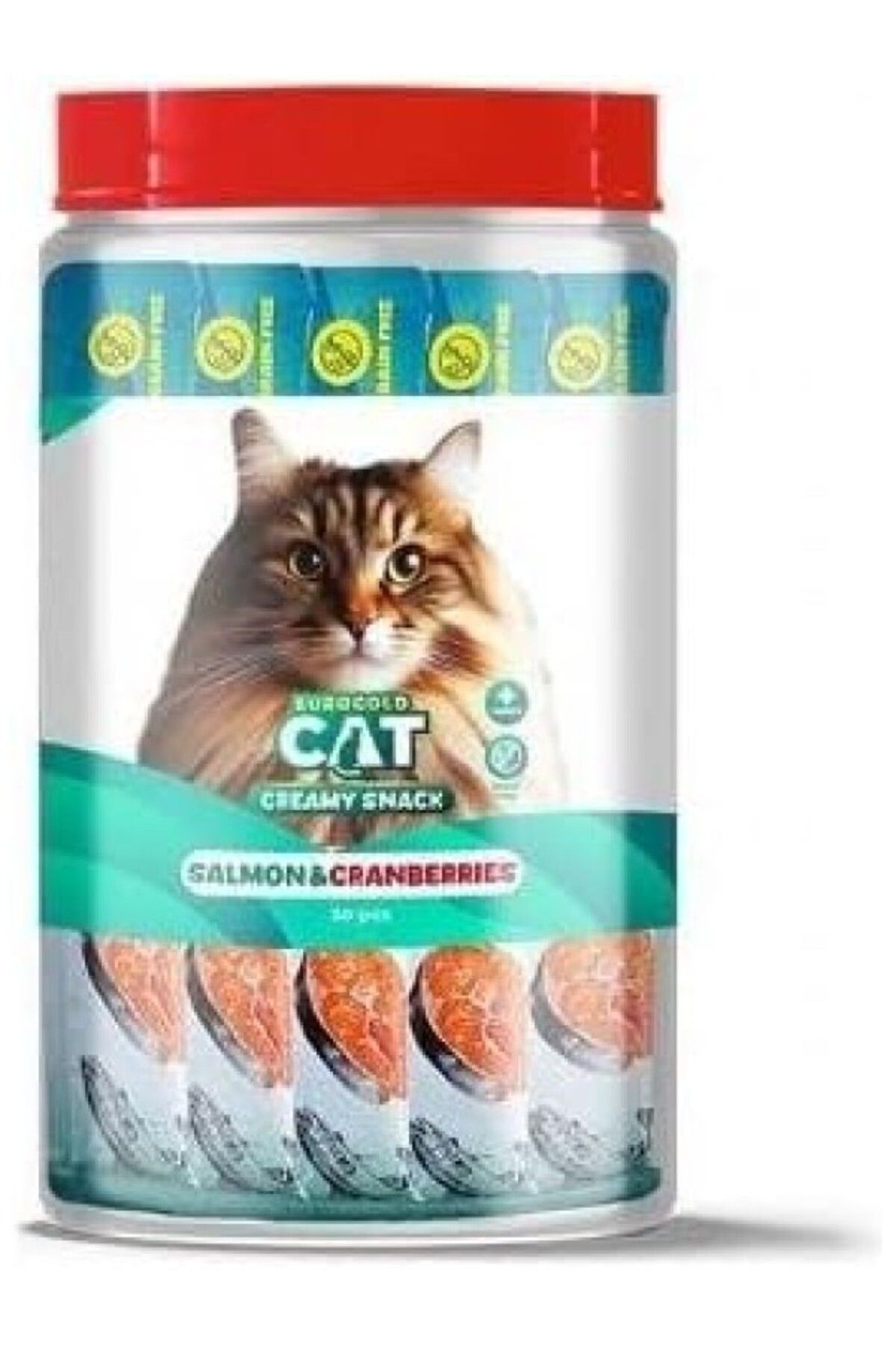 ShopZum Eurogold Cat Sıvı Kedi Öd. Somon-kızılcık 30x15 gr