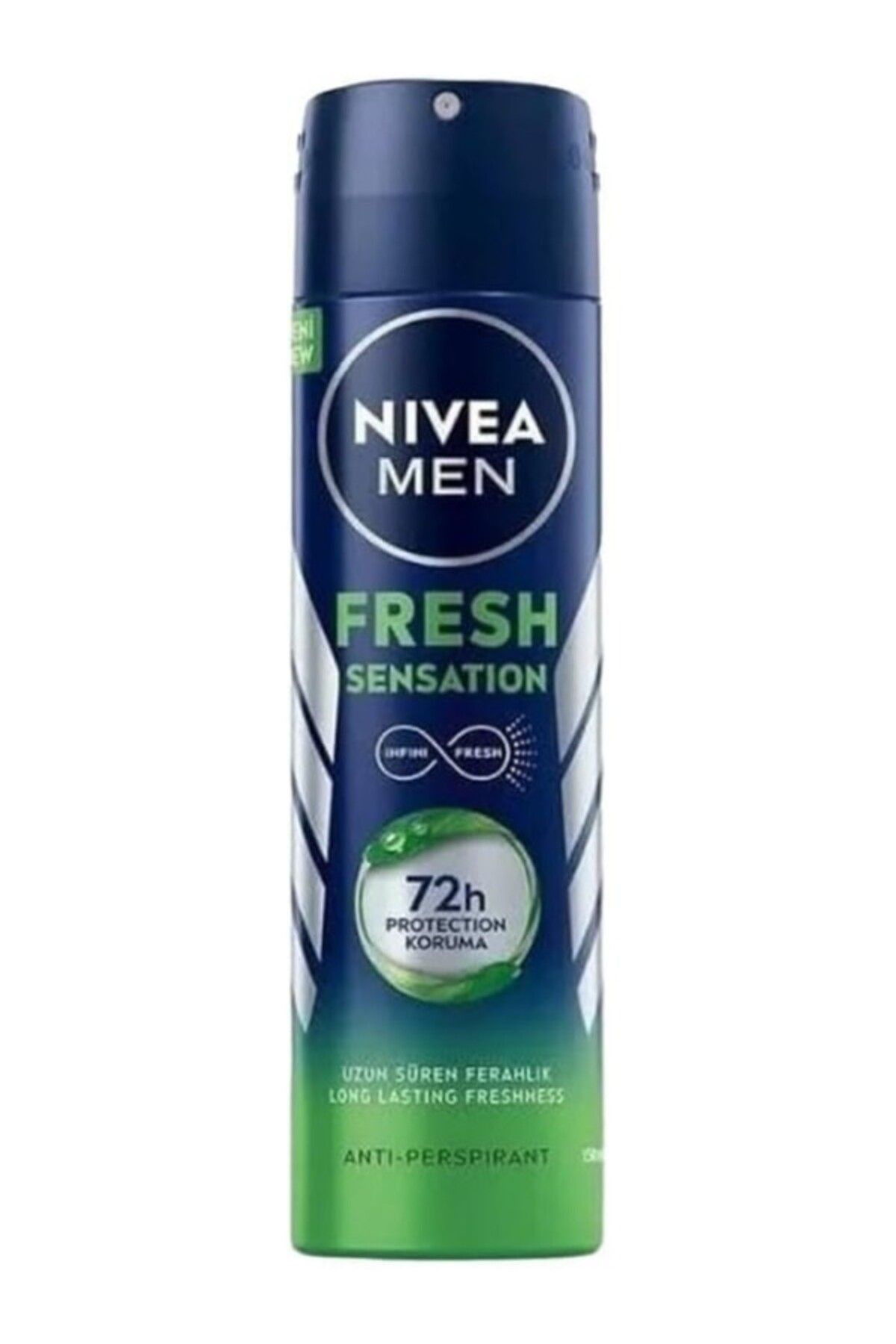 ShopZum Men Erkek Sprey Deodorant Fresh Sensation 150 Ml, Ter Ve Ter Kokusuna Karşı 72 Saat