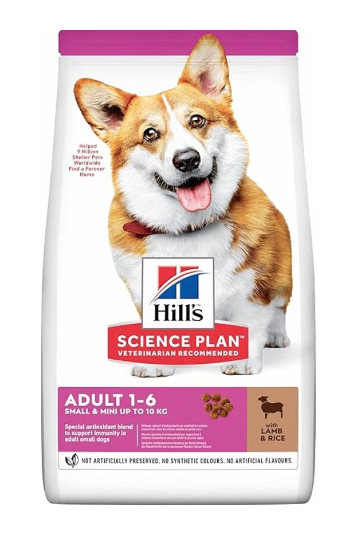 ShopZum Hill&Apos;S Sp Kuzulu Ve Pirinçli Küçük Ve Mini Irk Yetişkin Köpek Maması 5+1Kg