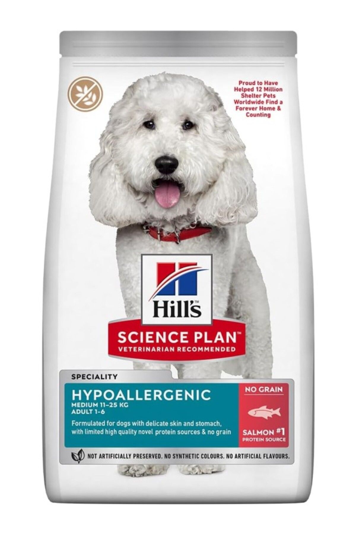 ShopZum Hill&Apos;S Science Plan Hipoalerjenik Yetişkin Orta Irk Somonlu Köpek Maması 12Kg
