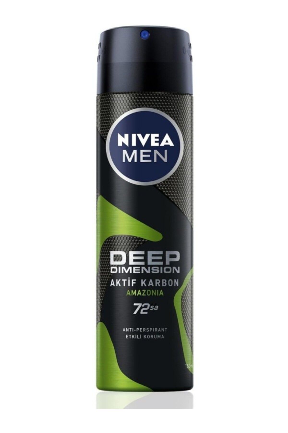 ShopZum Men Erkek Sprey Deodorant Deep Dimension Amazonia 150Ml, 72 Saat Anti-Perspirant Ter Koruması