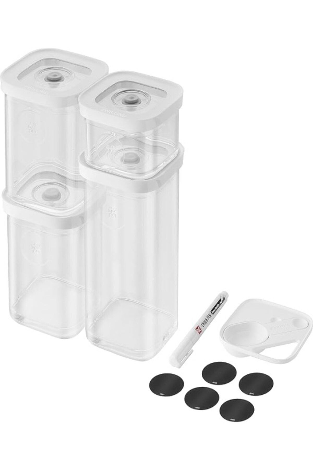 ShopZum Fresh &Amp; Save Cube Seti, S Beden, 6 Parçalı Saklama Seti, 4 X Küp Saklama Kutusu Dahil (S, 2