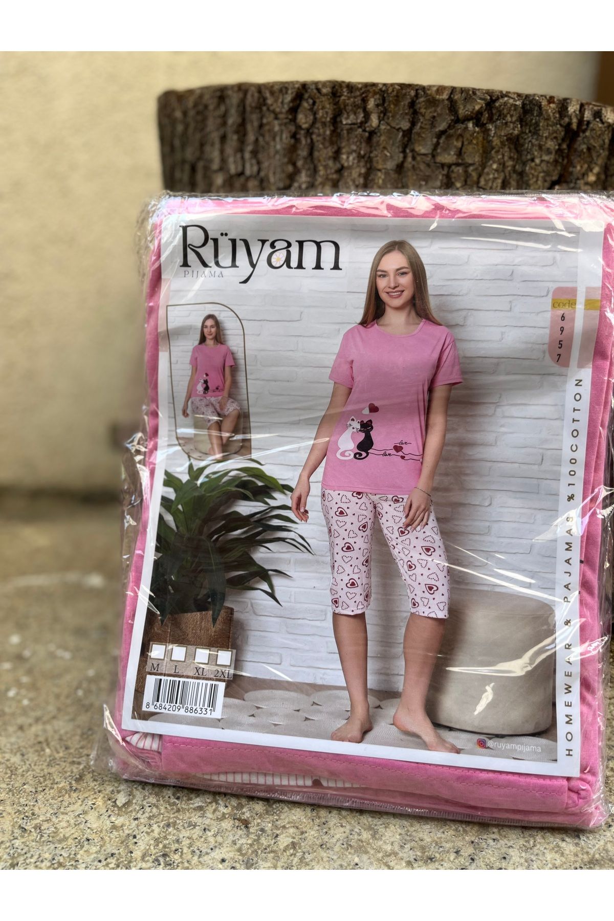 Rüyam Kadın Kaprili Pijama Takımı