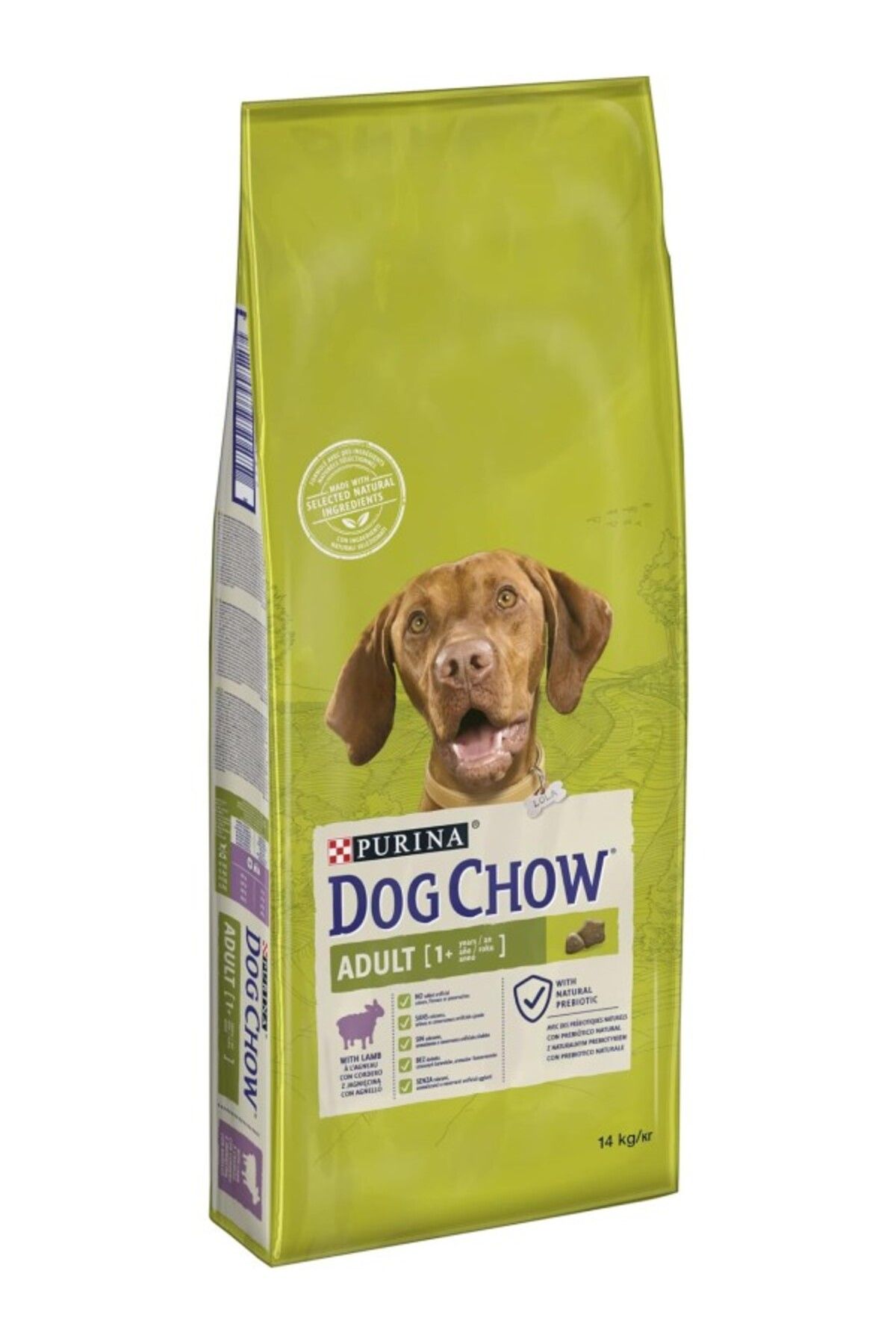 ShopZum Dog Chow-Yetişkin Kuzu Etli Köpek Maması 14 Kg