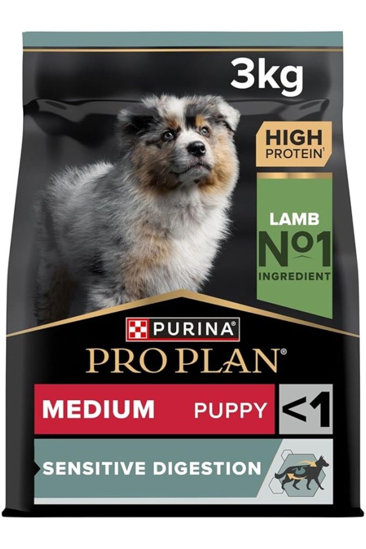 ShopZum Pro Plan Puppy Sensitive Digeston Kuzu Etli Yavru Köpek Maması 3 Kg