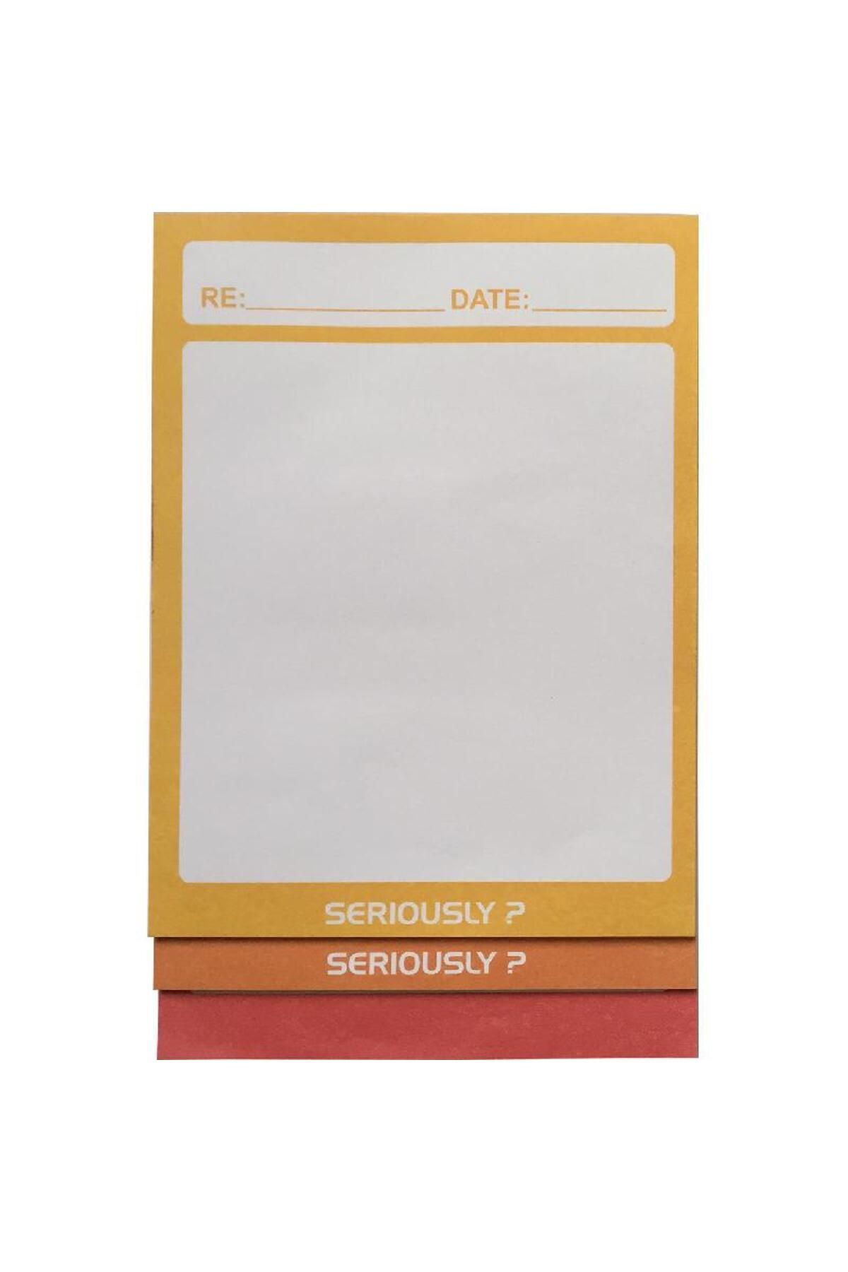 Roco-Item 1 of 1 Item 1 of 1 Roco Trendy Self Stick Notes Printed "SERIOUSLY"4" X 6" 1
