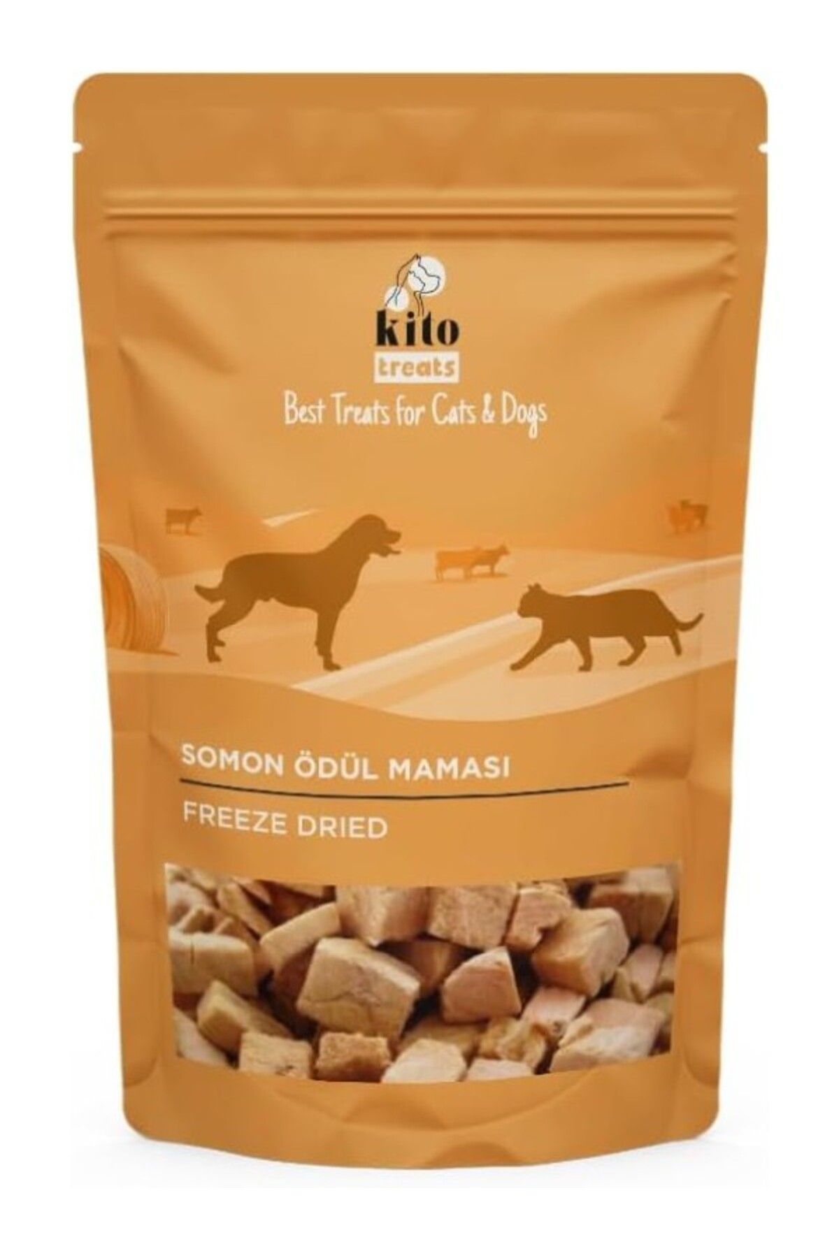 ShopZum Kito Freeze Dried Somon Ödül Maması Köpekler Için 30 gr (DOG TREAT)