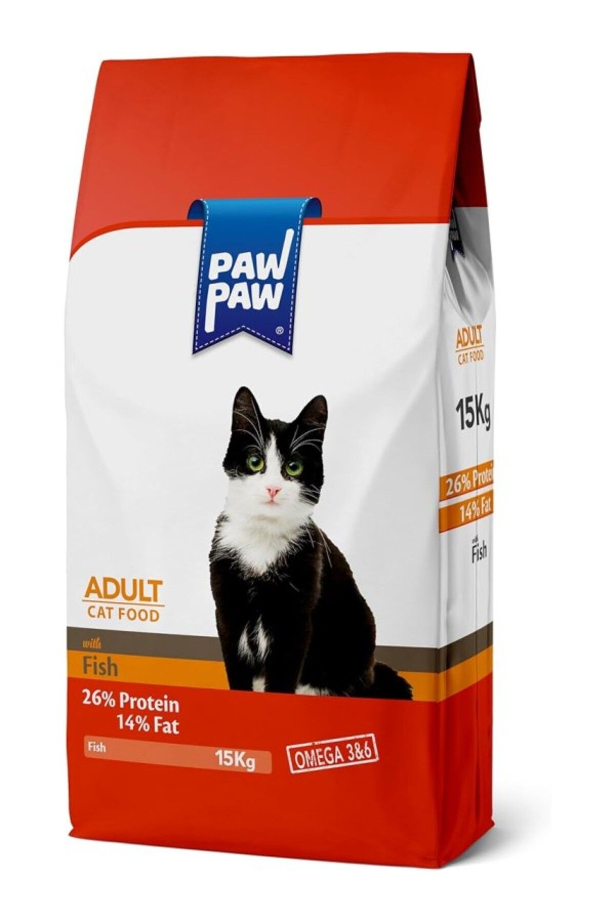 ShopZum Pawpaw Yetişkin - Balıklı Kuru 15 Kg