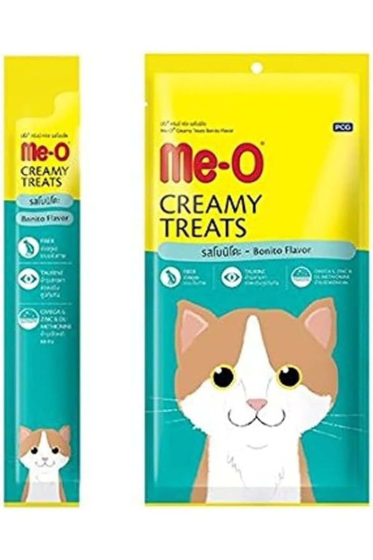 ShopZum Me-O Creamy Treats Kurutulmuş Ton Balığı, 15 Gr X 4