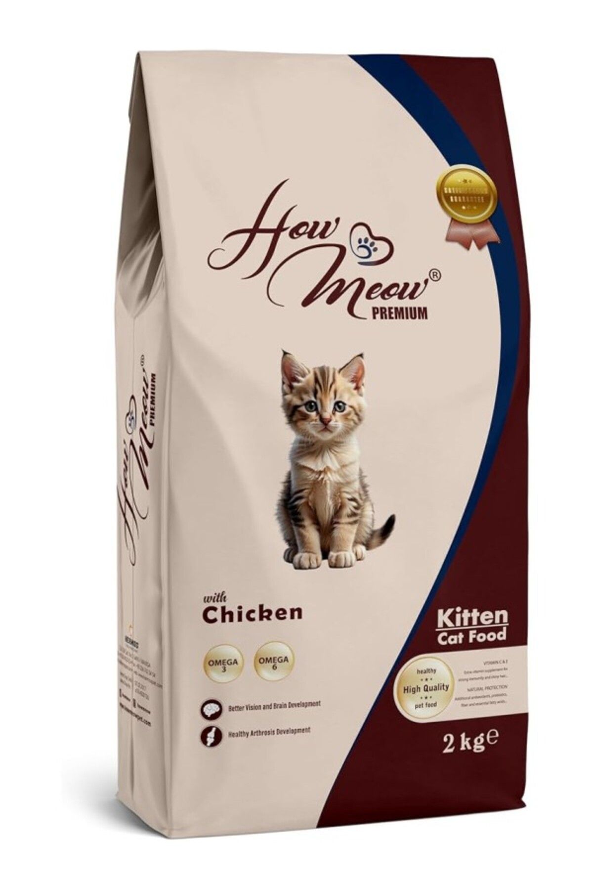 ShopZum How Meow Yavru Kedi Maması Tavuklu 2 Kg
