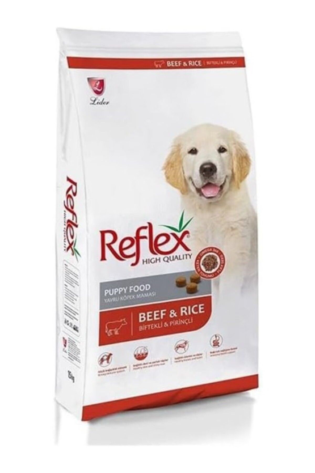 ShopZum Yüksek Kaliteli Biftekli Ve Pirinçli Yavru Köpek Maması 15 Kg