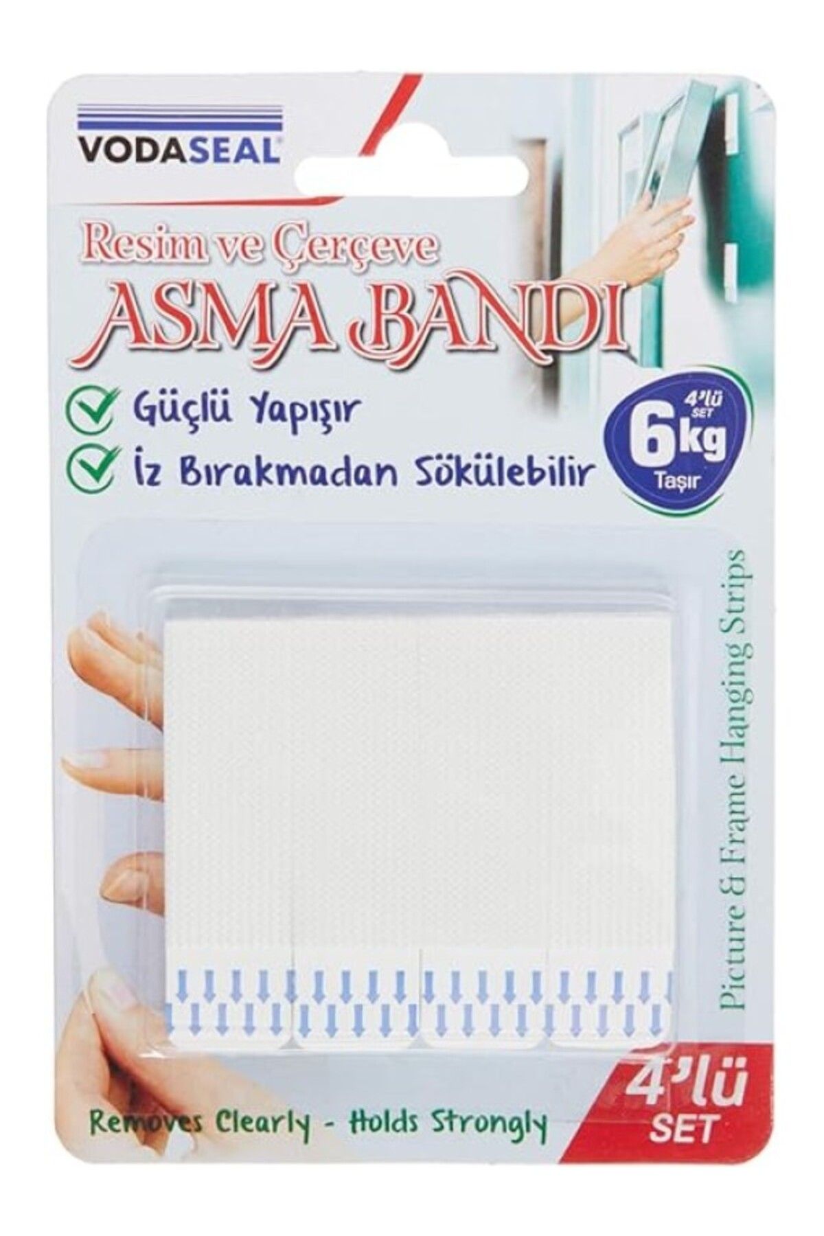 ShopZum Vodaseal 53.01.082 Resimli Çerçeve 4&Apos;Lü Cırt Bant