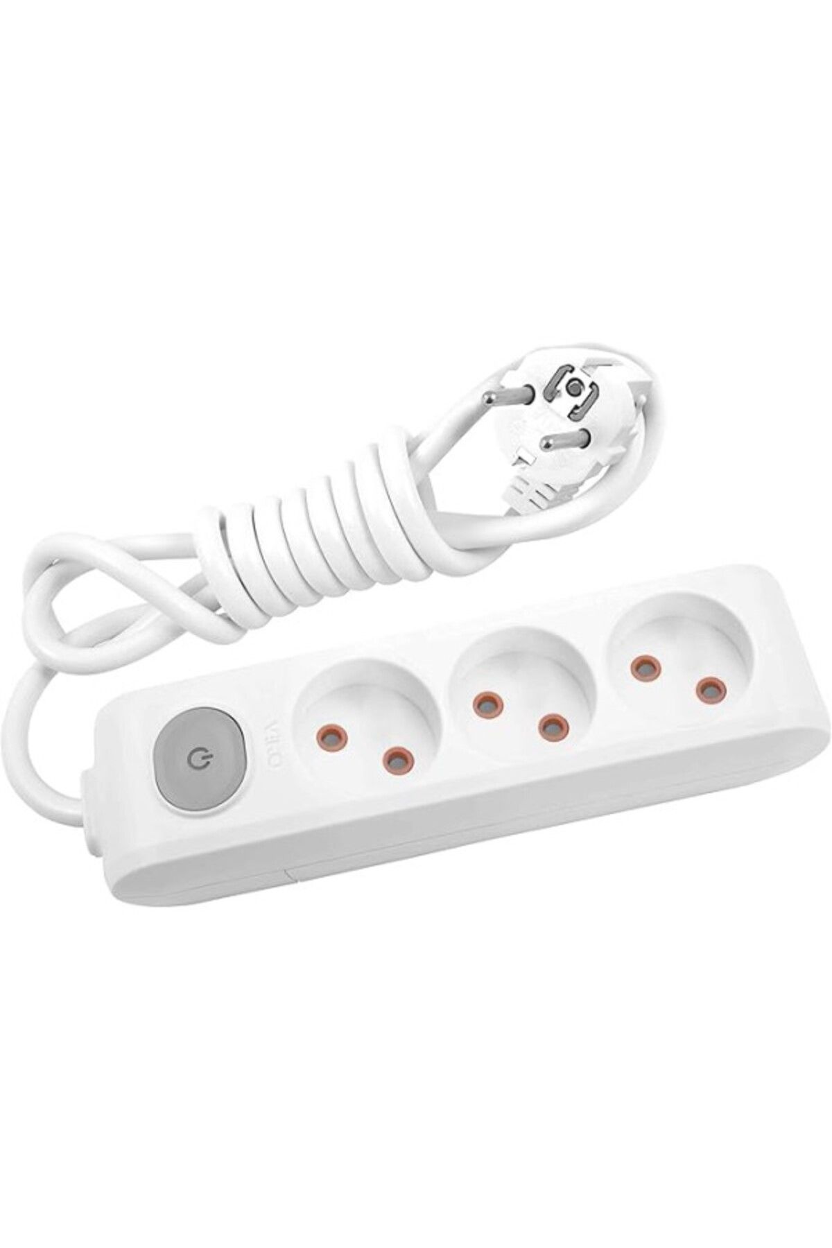 ShopZum Multi-Let Grup Prizler Kablolu Anahtarlı (3Lü 3 Metre Anahtarlı)