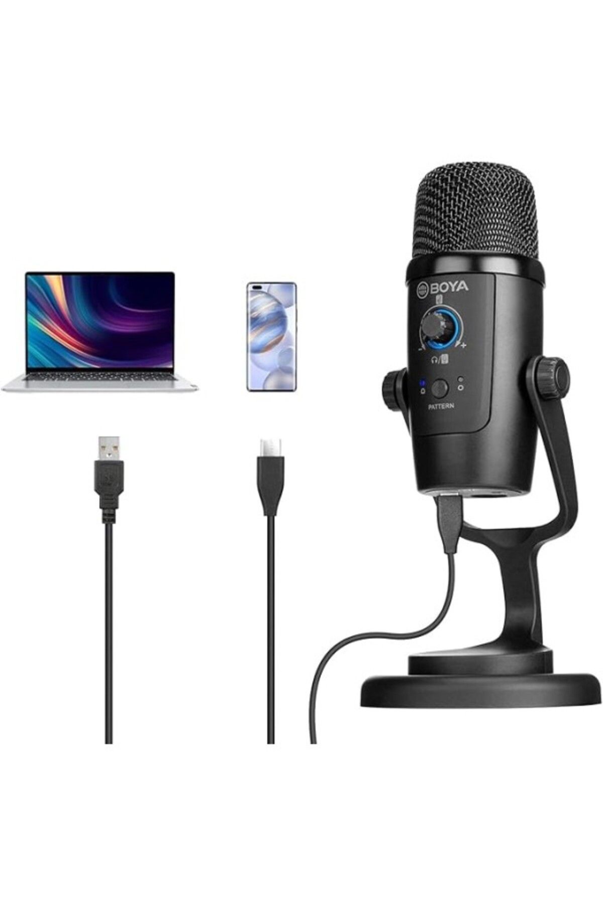 ShopZum Boya By-Pm500 Usb Kondansatör Mikrofon