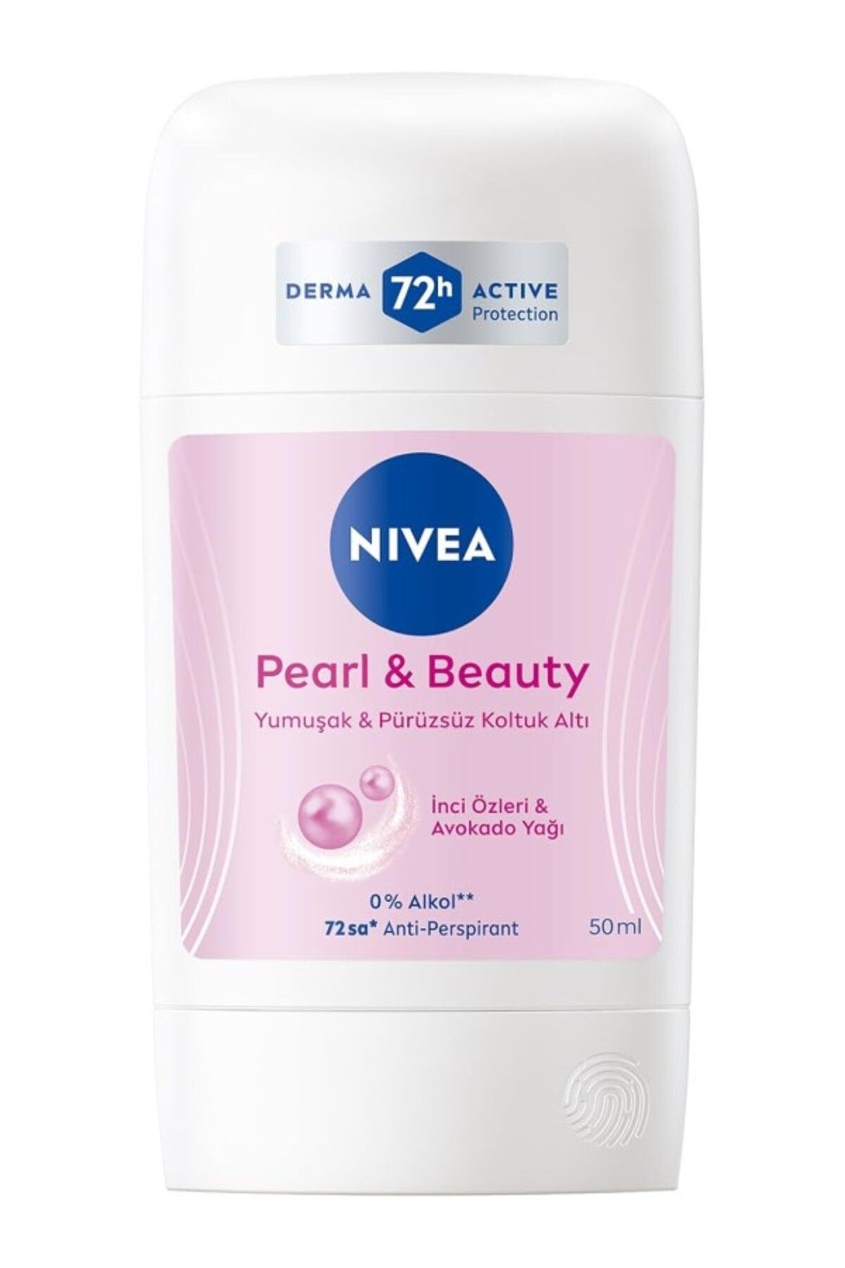 ShopZum Kadın Stick Deodorant Pearl &Amp; Beauty 50Ml, 72 Saat Anti-Perspirant, Yumuşak Ve Pürüzsüz Koltuk