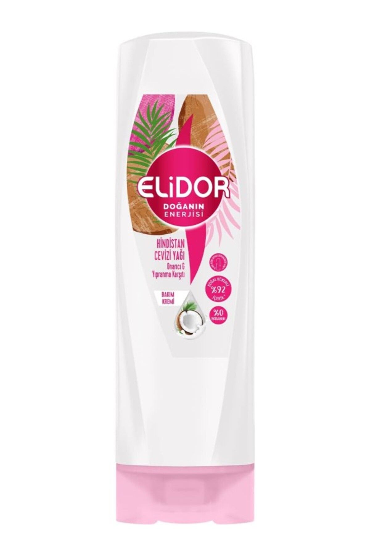 ShopZum Elidor Doğanın Enerjisi Saç Kremi Hindistan Cevizi Özlü 350 Ml 1 Paket (1 X 350 Ml)