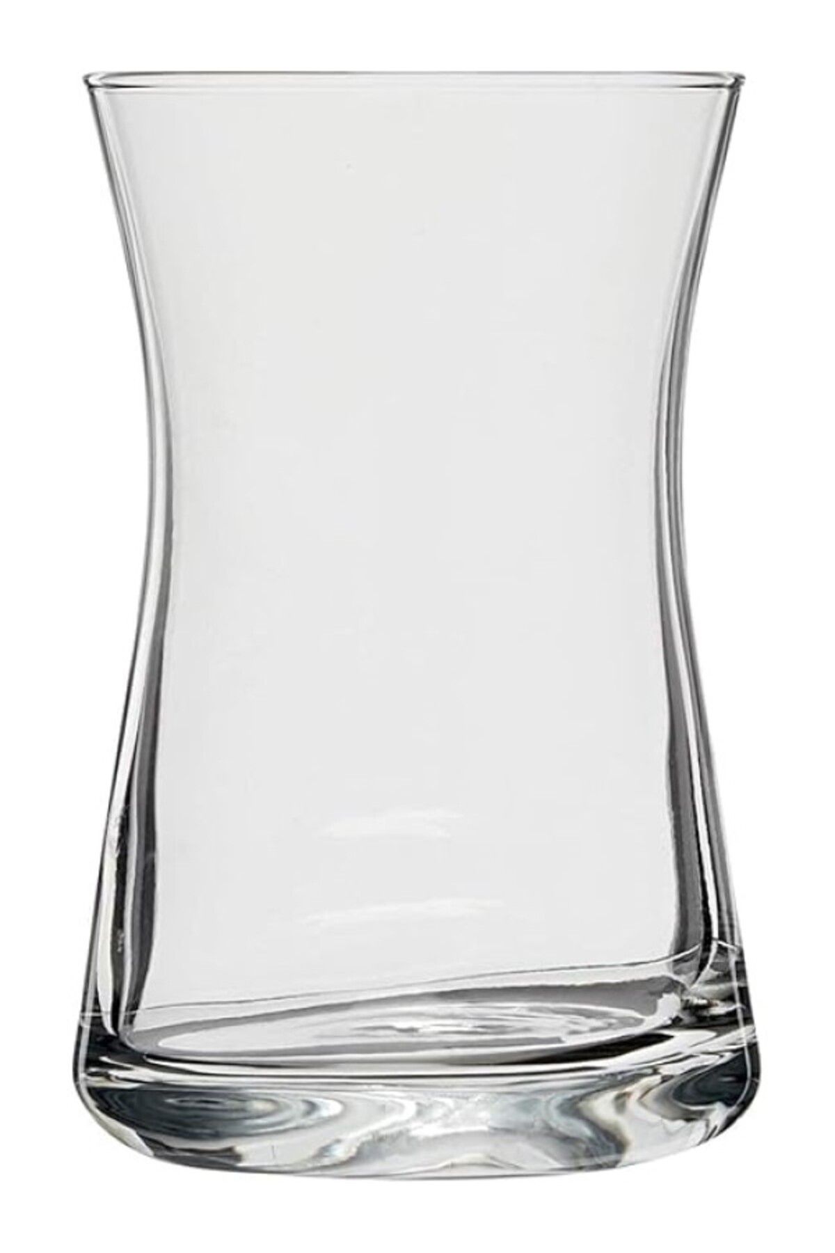 ShopZum Heybeli Cam Çay Bardağı Seti, Sade, 6 Parça, Şeffaf, 170 Cc