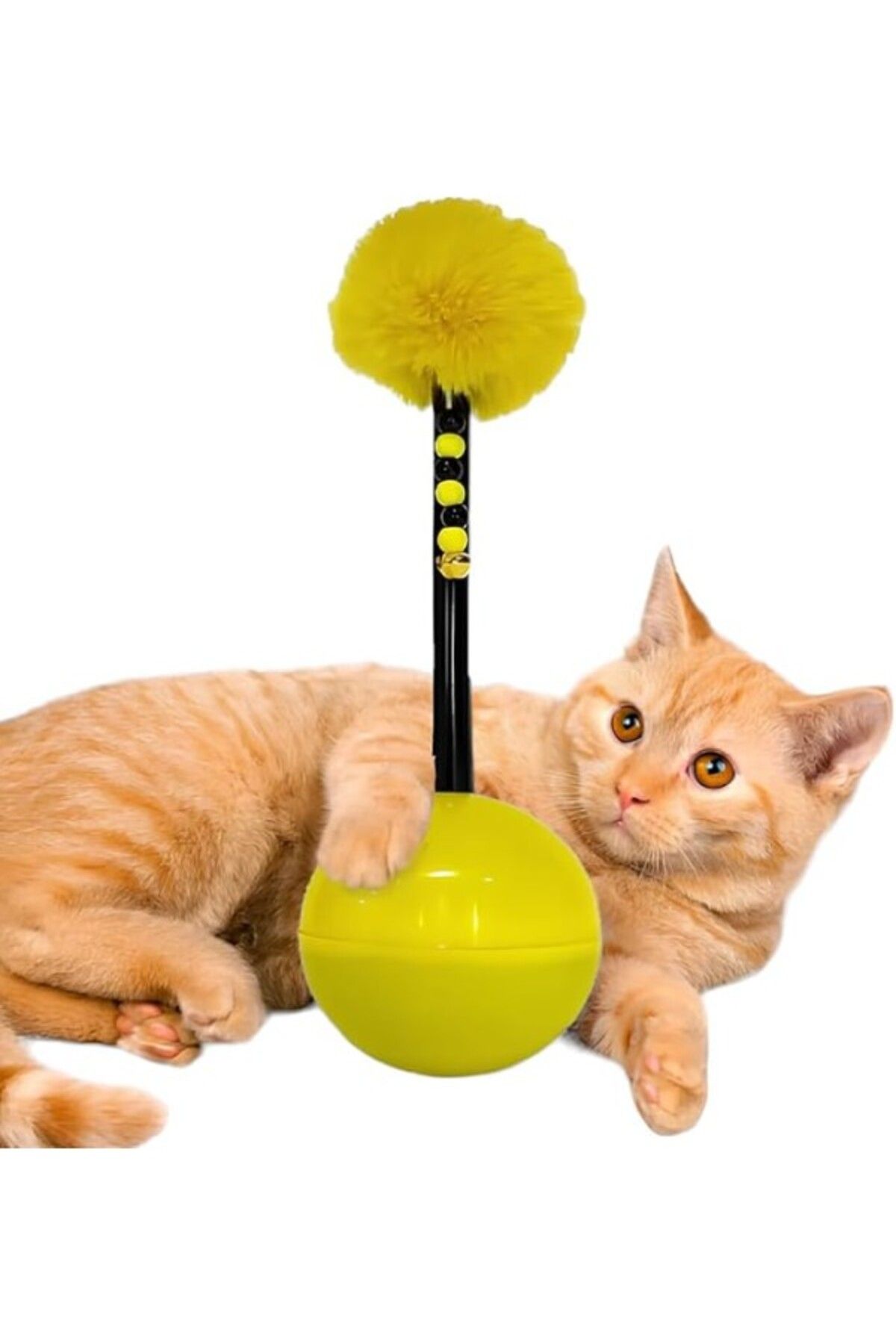 ShopZum Aee® Dev Hacı Yatmaz Tüylü Zilli Oyuncağı 33Cm (Xxl)