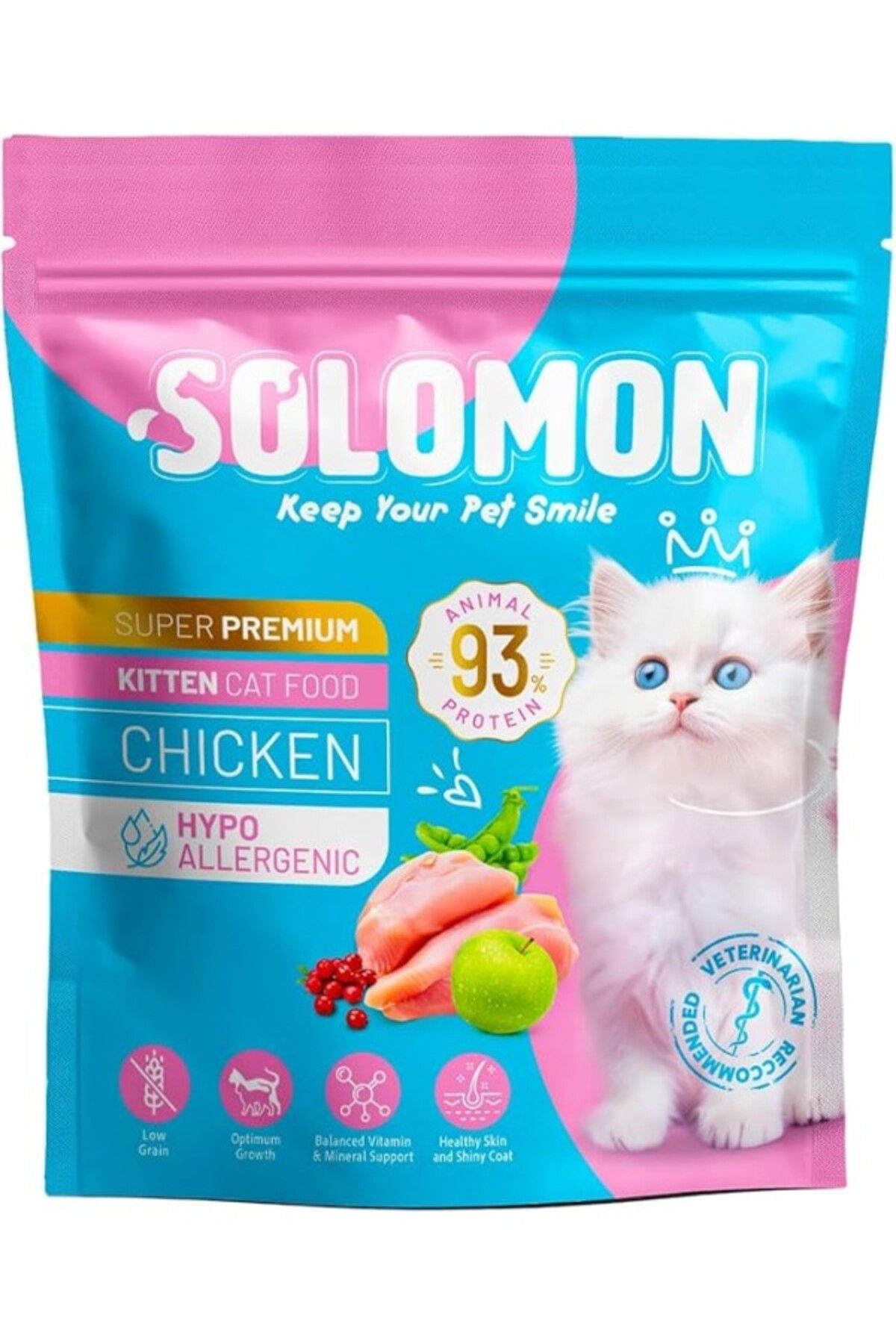 ShopZum Kitten Yavru Tavuklu Süper Premium Kedi Maması 1,5 Kg - Hipoalerjenik - Düşük Tahıllı - Yüksek