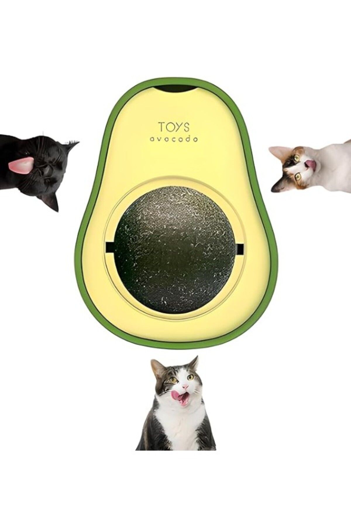 ShopZum Aee® Nanesi Avokado Catnip Otu Topu Yapışkanlı Sindirim Düzenleyici Ferah Nefes