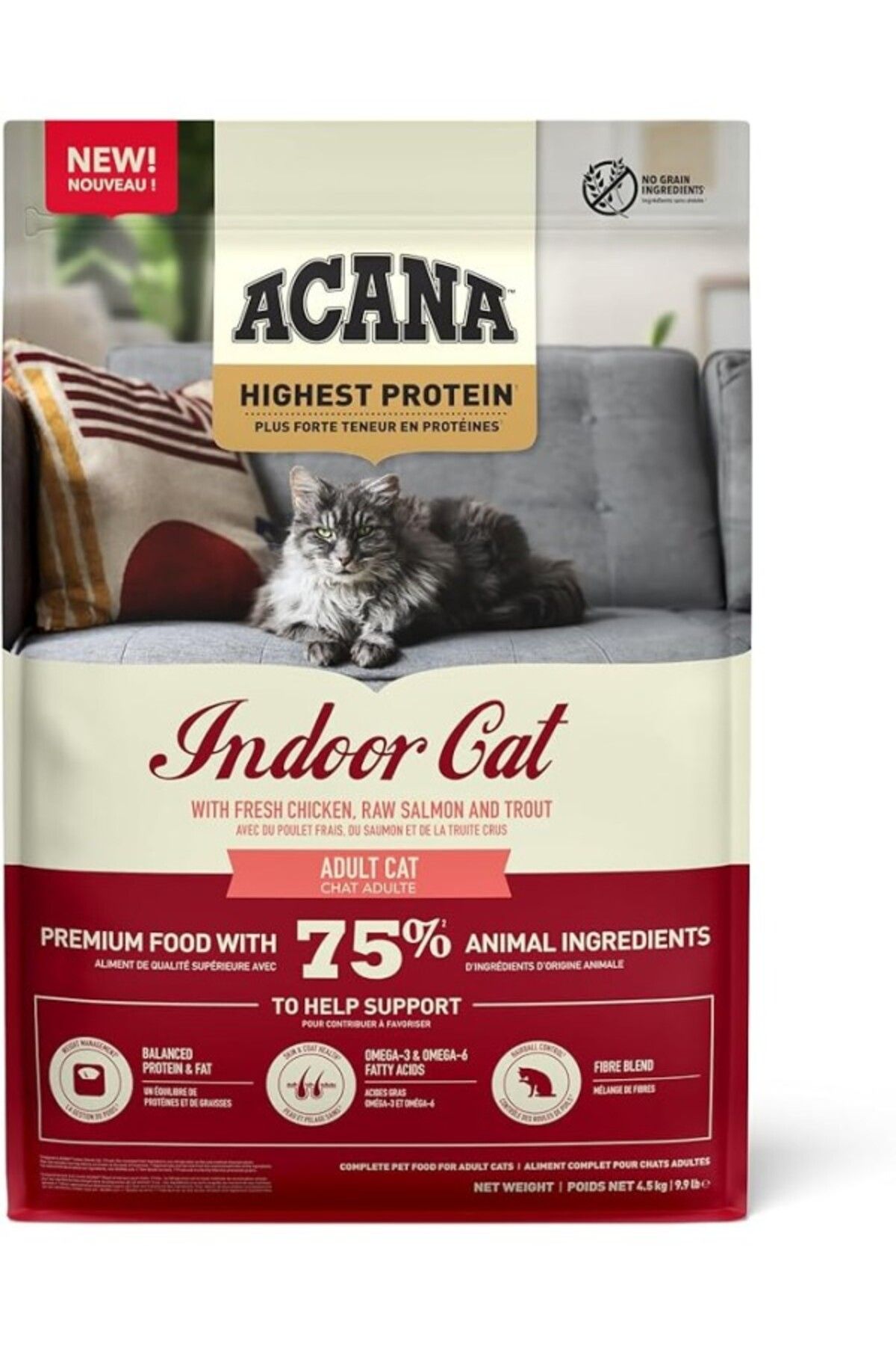 ShopZum Acana Highest Protein Indoor 4,5Kg Acana