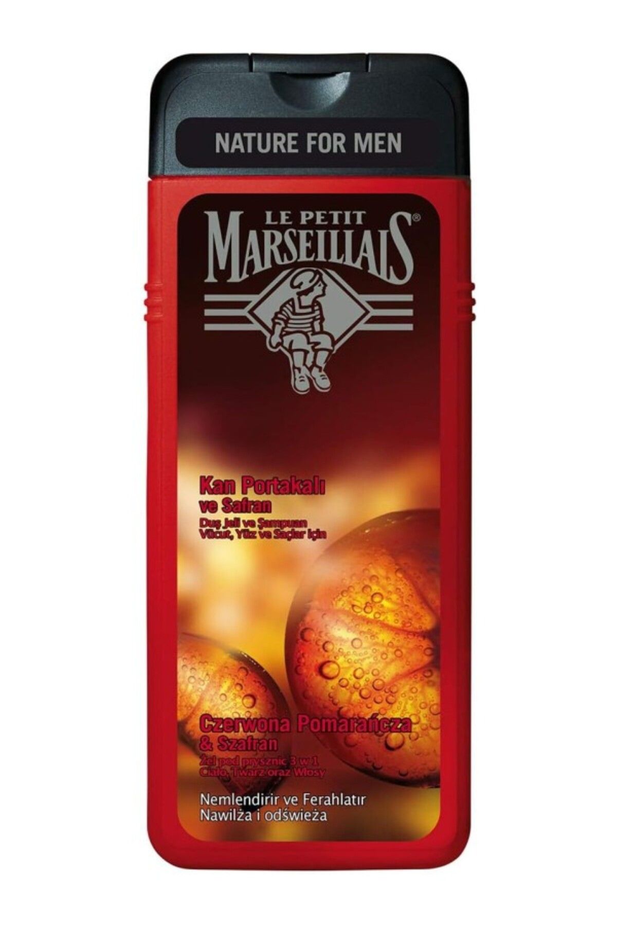 ShopZum Le Petit Marseillais Duş Jeli Men Serisi Kan Portakalı Ve Safran (400 Ml)