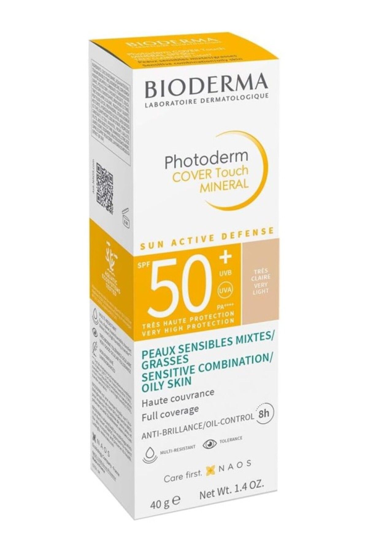 ShopZum Photoderm Cover Touch Spf50+ Very Light Karma Ve Yağlı Ciltler Yoğun Kapatıcı Etkili