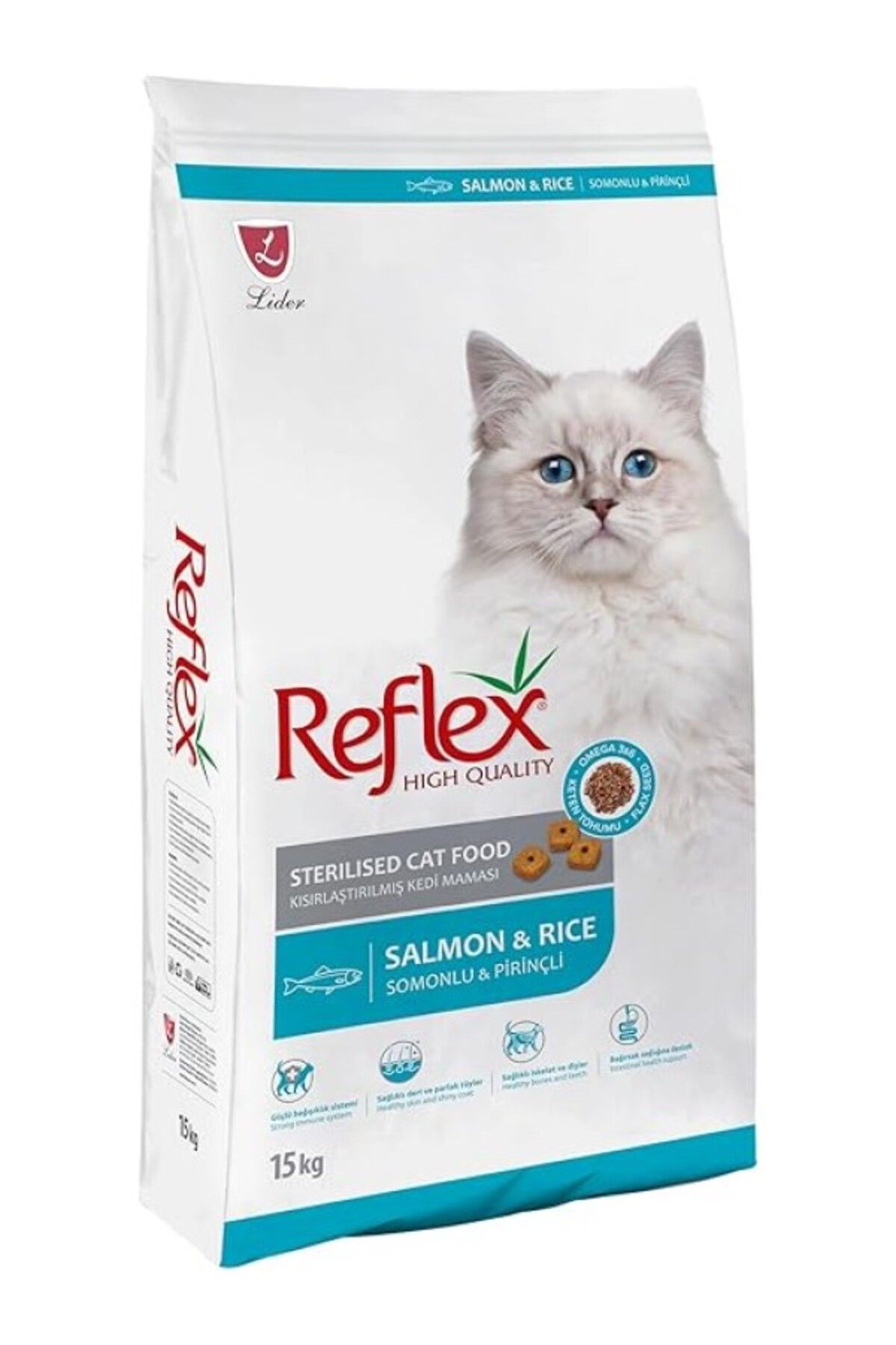 ShopZum Kısırlaştırılmış Yetişkin Maması Somon&Amp;Pirinç 15 Kg