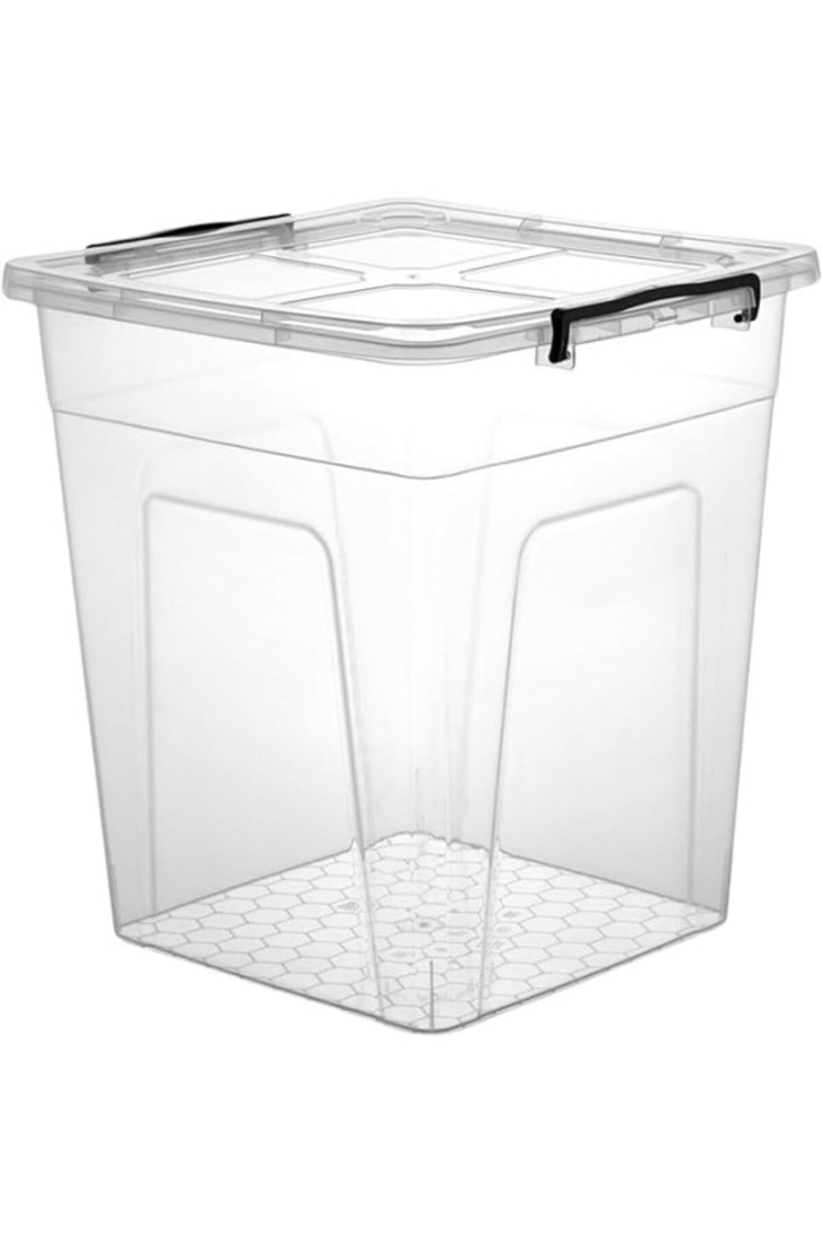 ShopZum Şeffaf Plastik Saklama Kutusu, Kilitli Kapaklı (15 Litre)