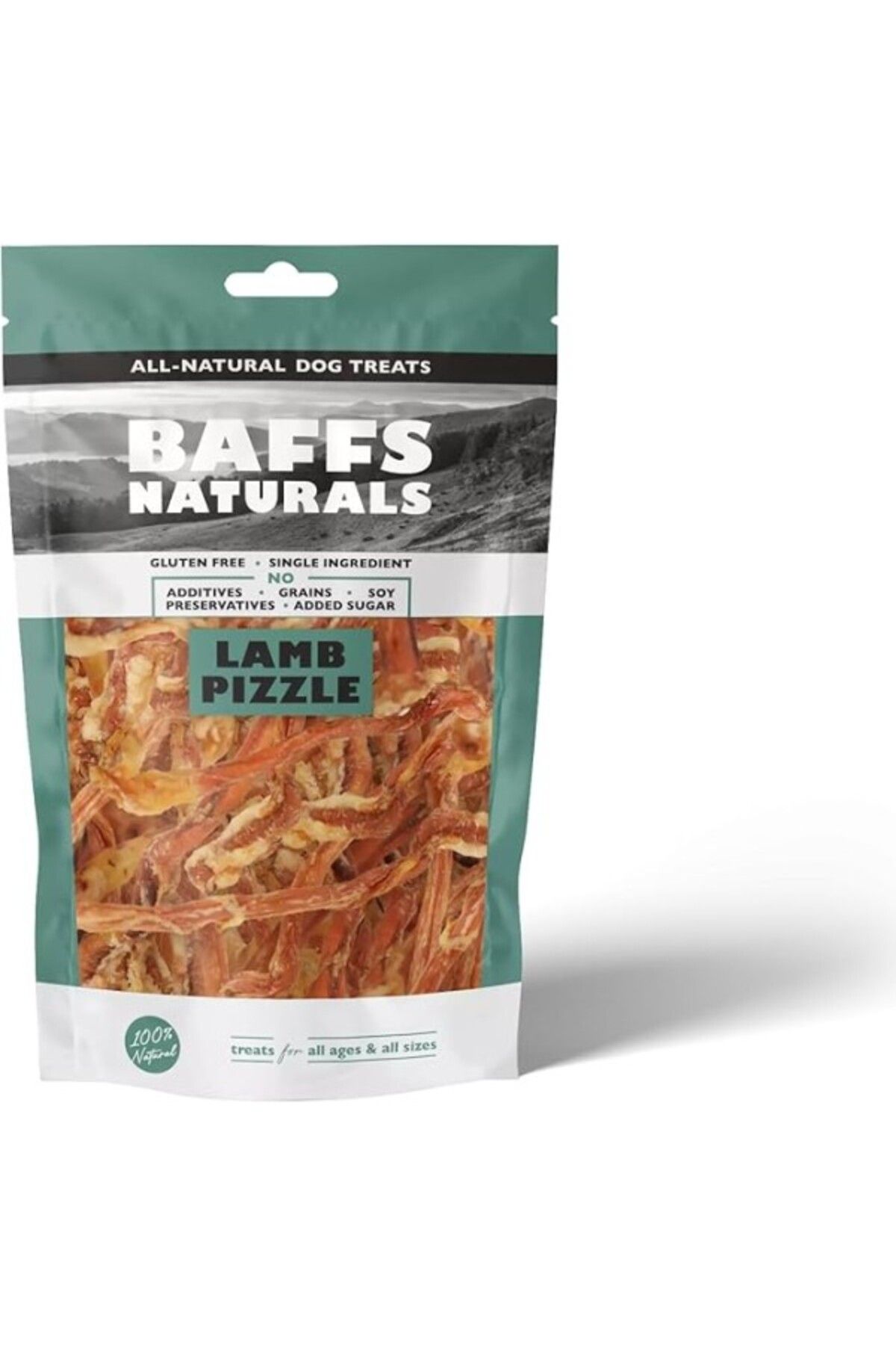ShopZum Baffs Naturals Kuzu Kamış%100 Doğal Köpek Ödül Maması 100 Gr